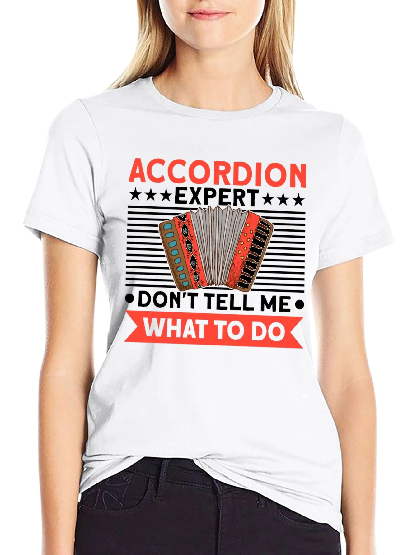 Accordion Expert Funny T-Shirt