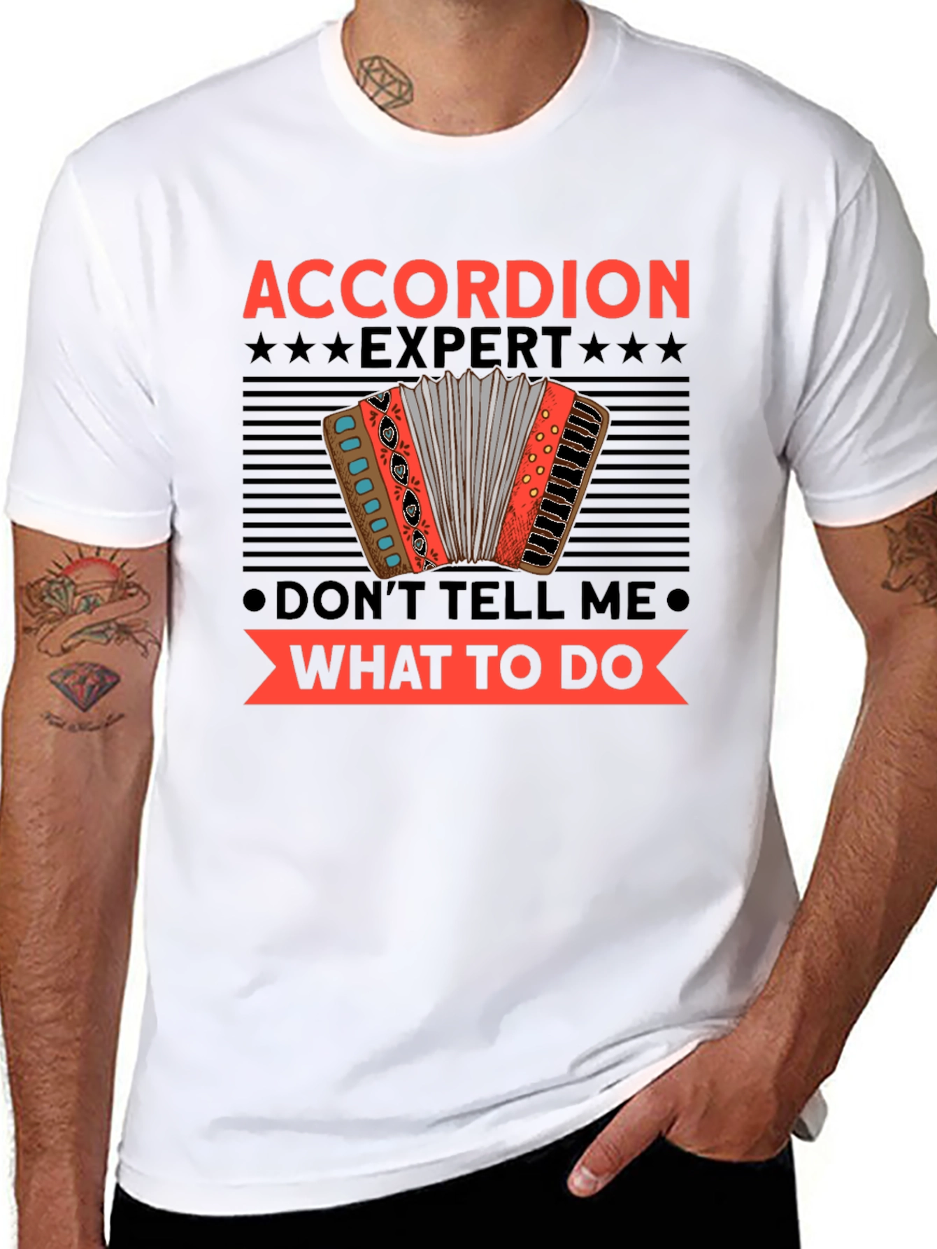 Accordion Expert Funny T-Shirt