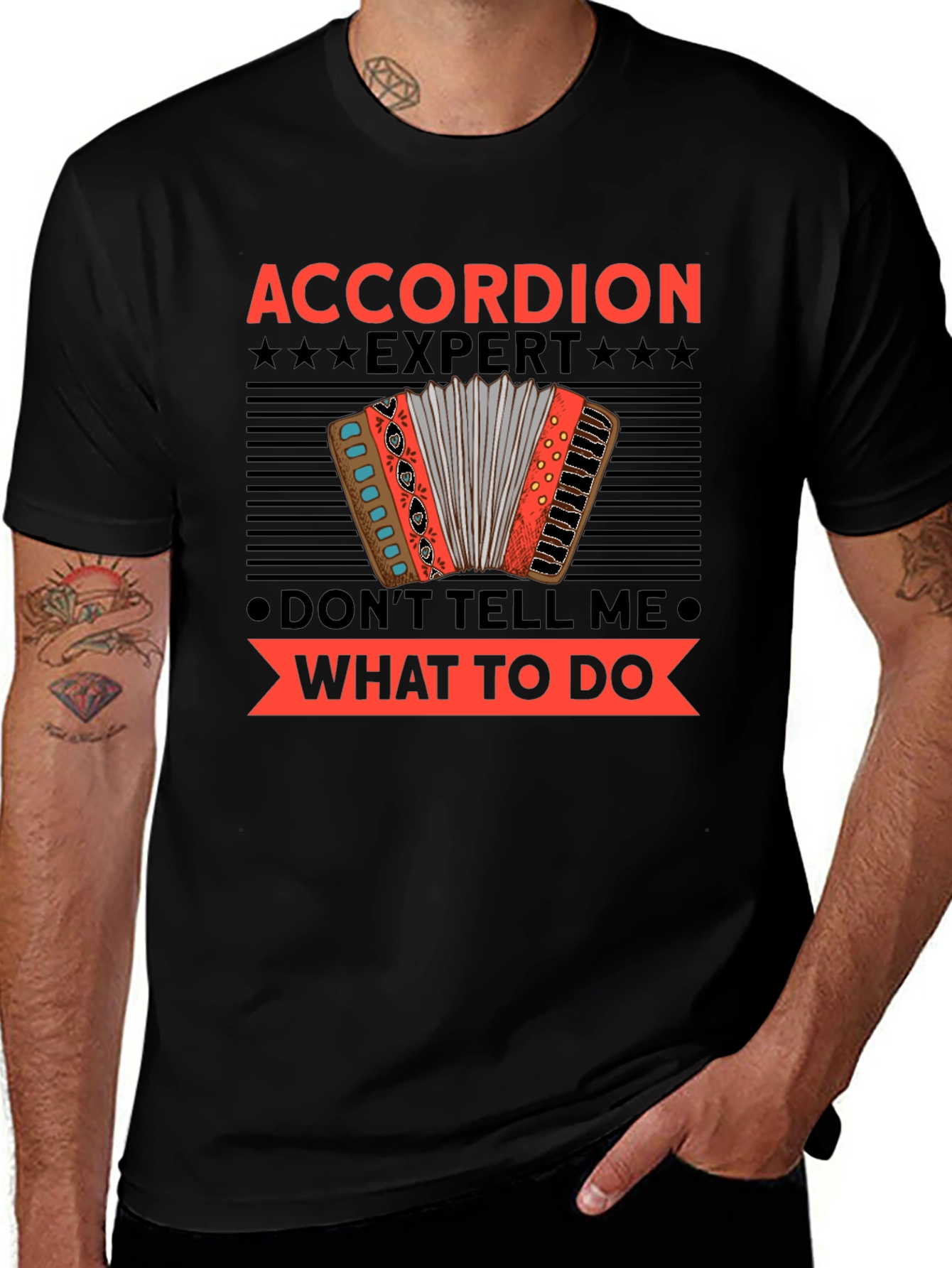 Accordion Expert Funny T-Shirt