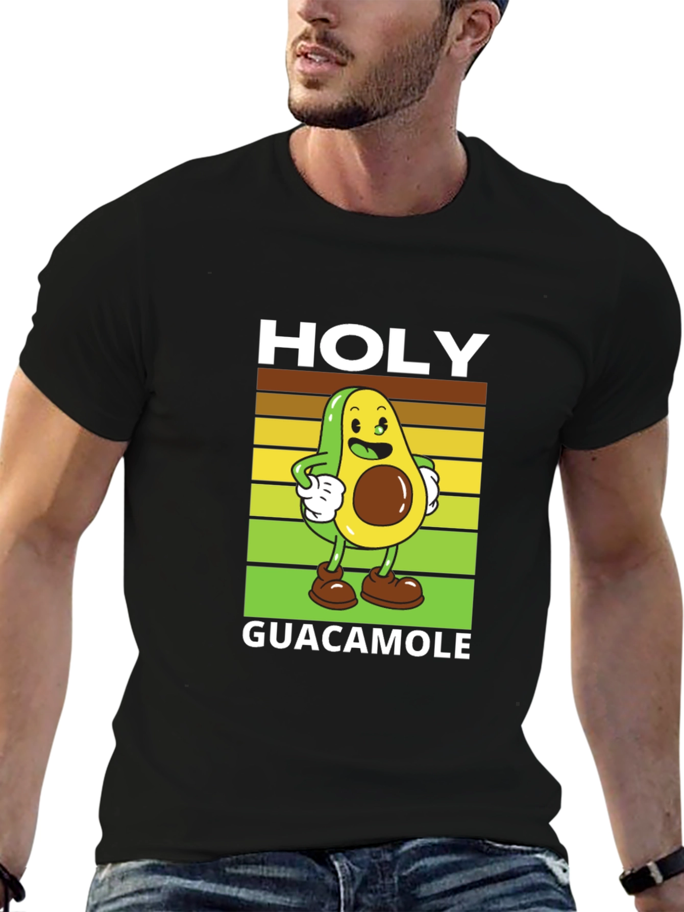 Holy Guacamole Black Graphic Tee