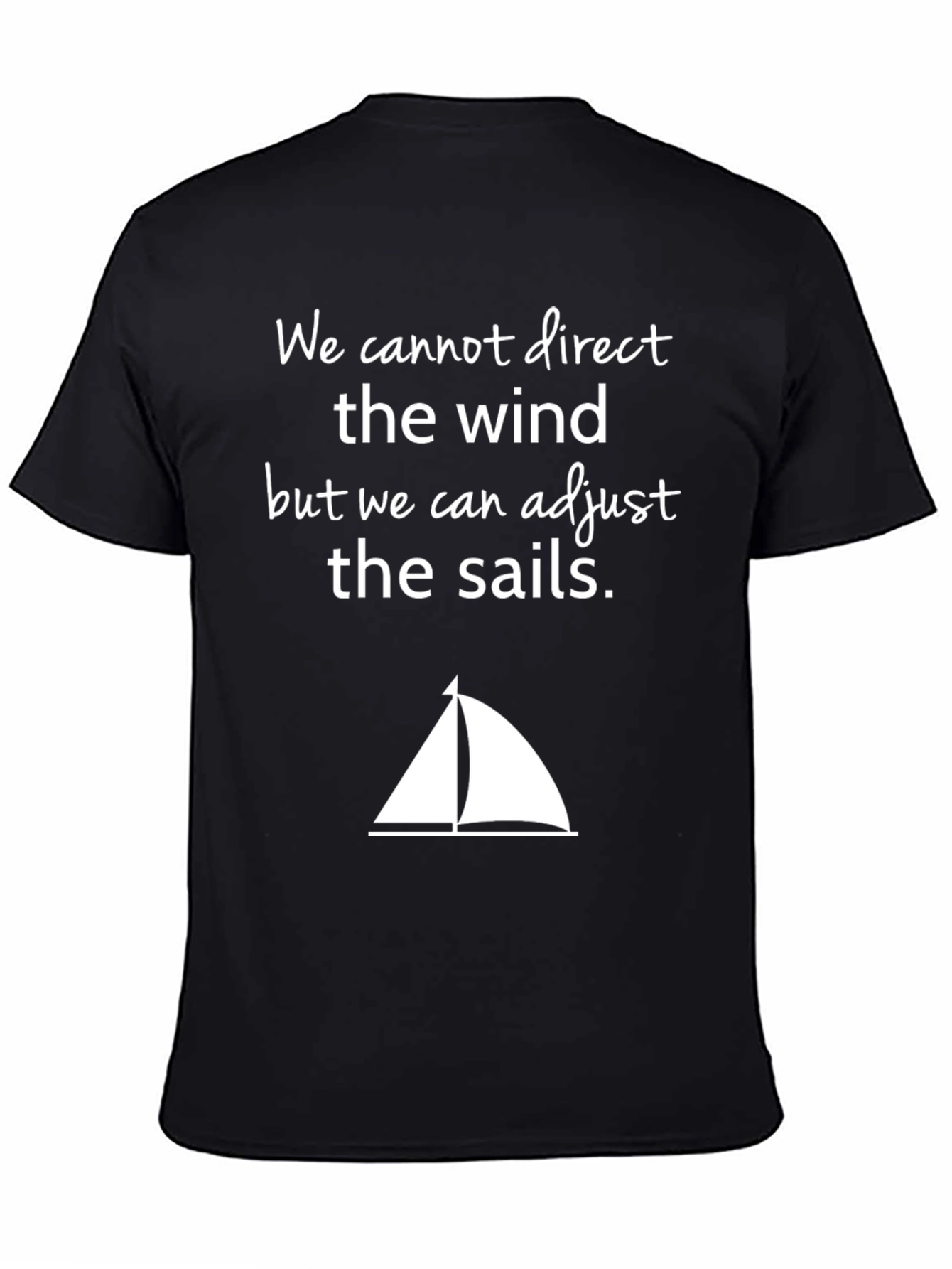 Adjust the Sails T-Shirt - Motivational Sailing Tee