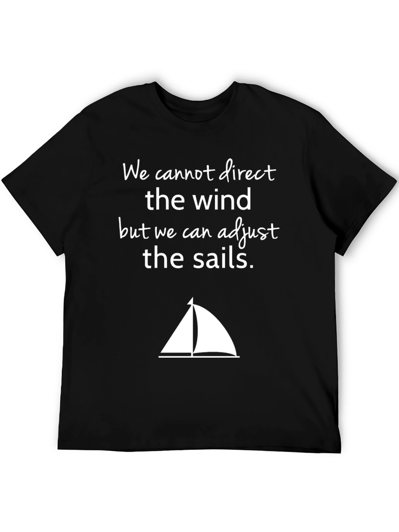 Adjust the Sails T-Shirt - Motivational Sailing Tee