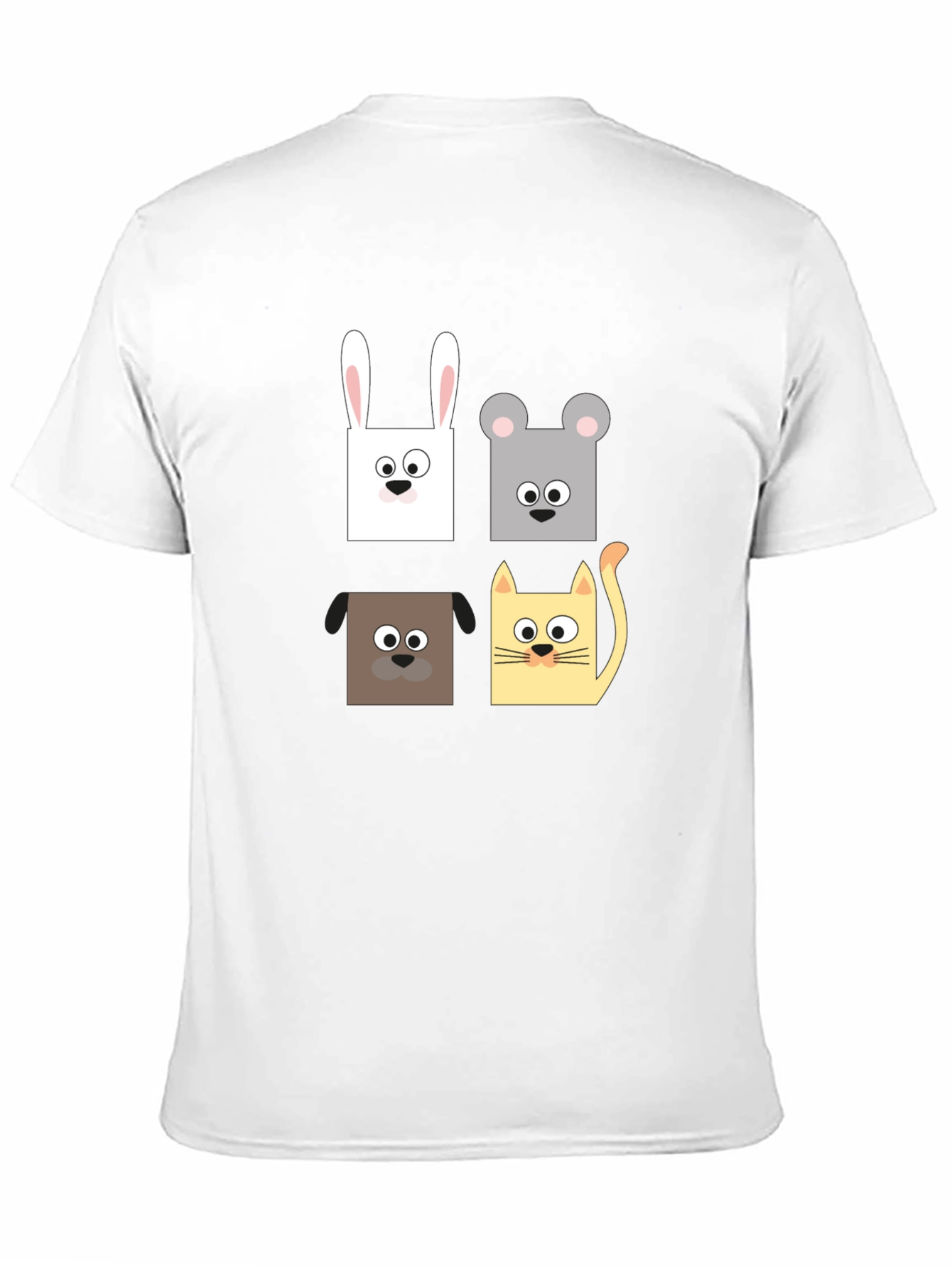 Animal Faces Graphic T-Shirt