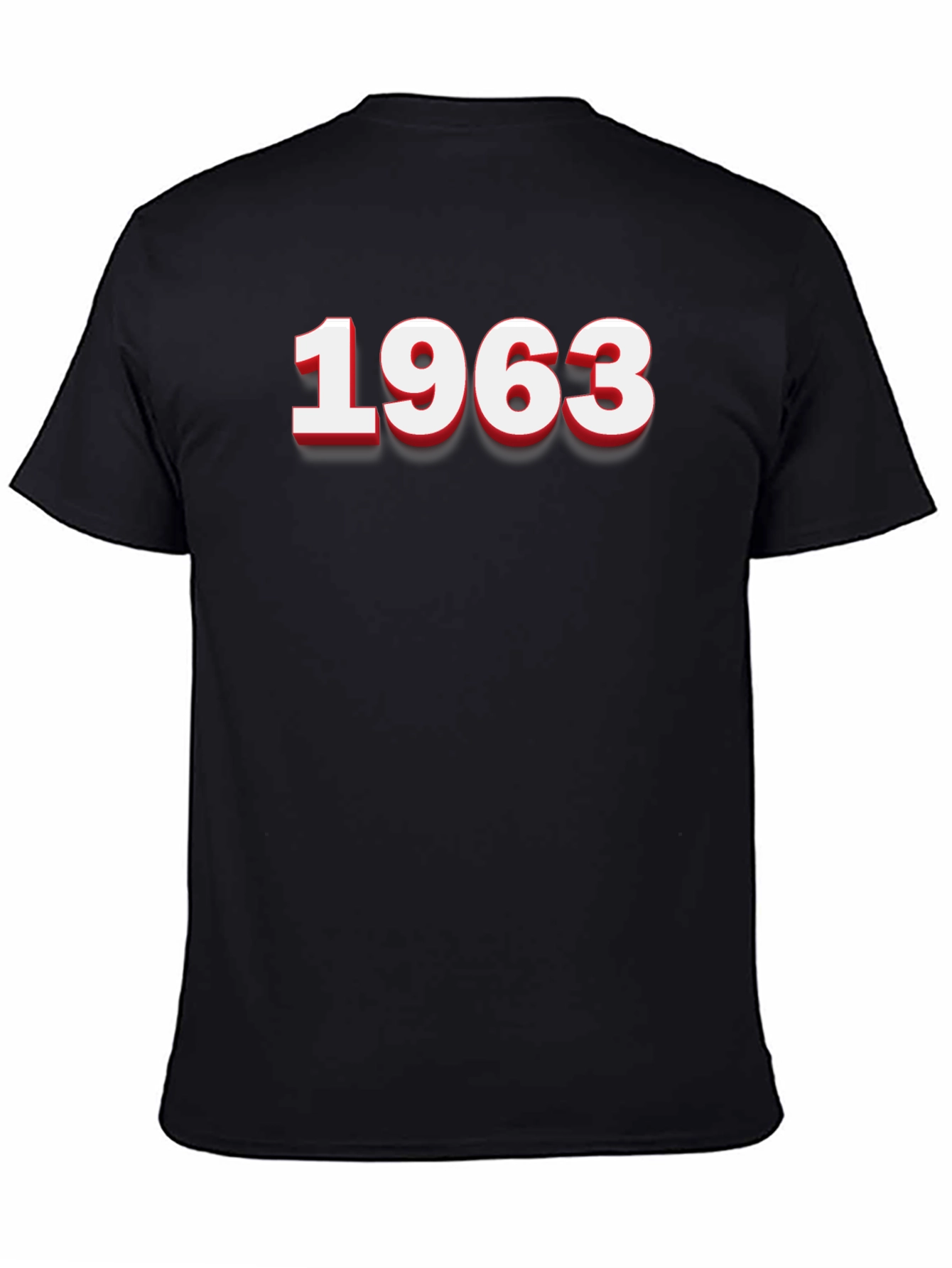 1963 Graphic Tee - Retro Style Black T-Shirt