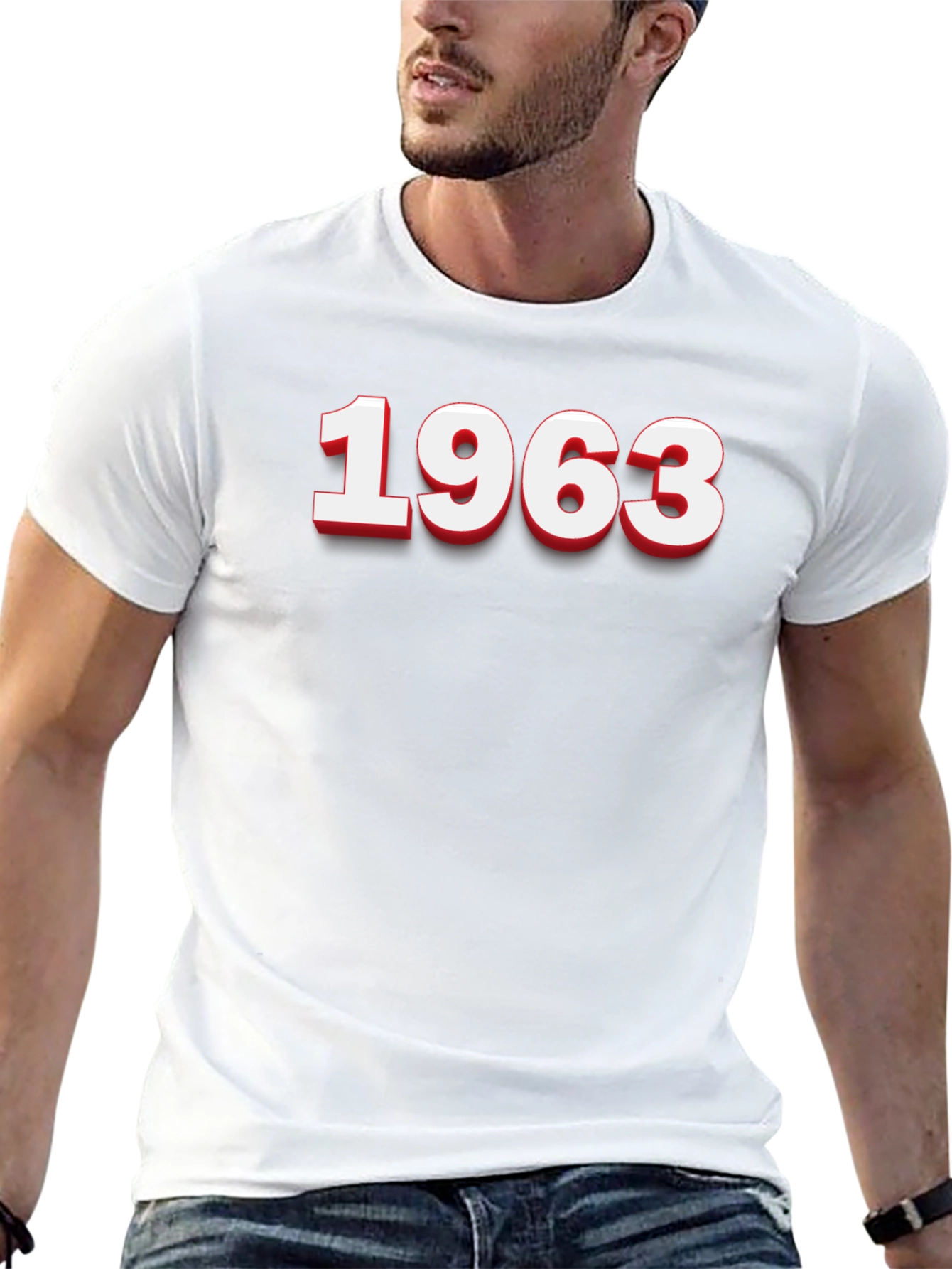 1963 Graphic Tee - Retro Style Black T-Shirt