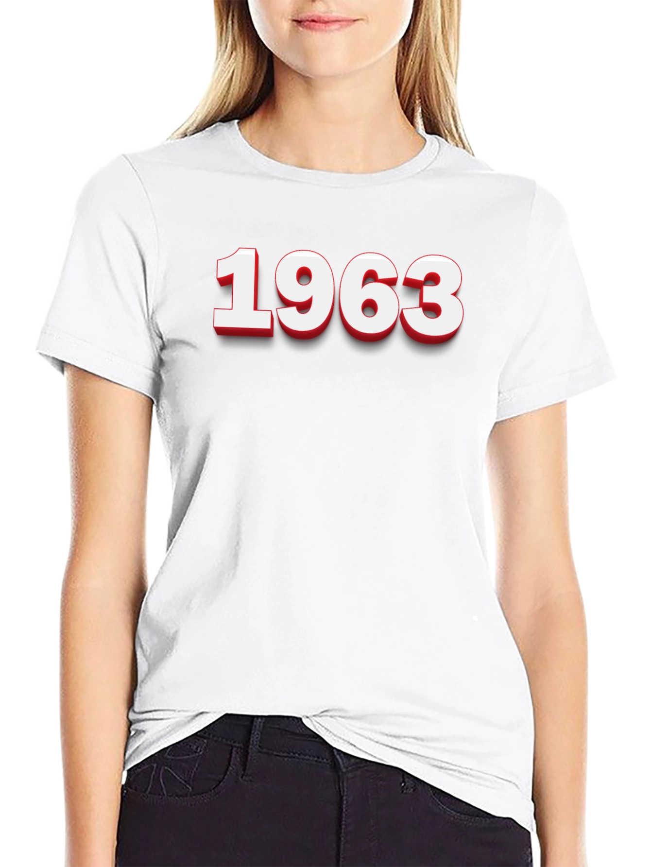 1963 Graphic Tee - Retro Style Black T-Shirt