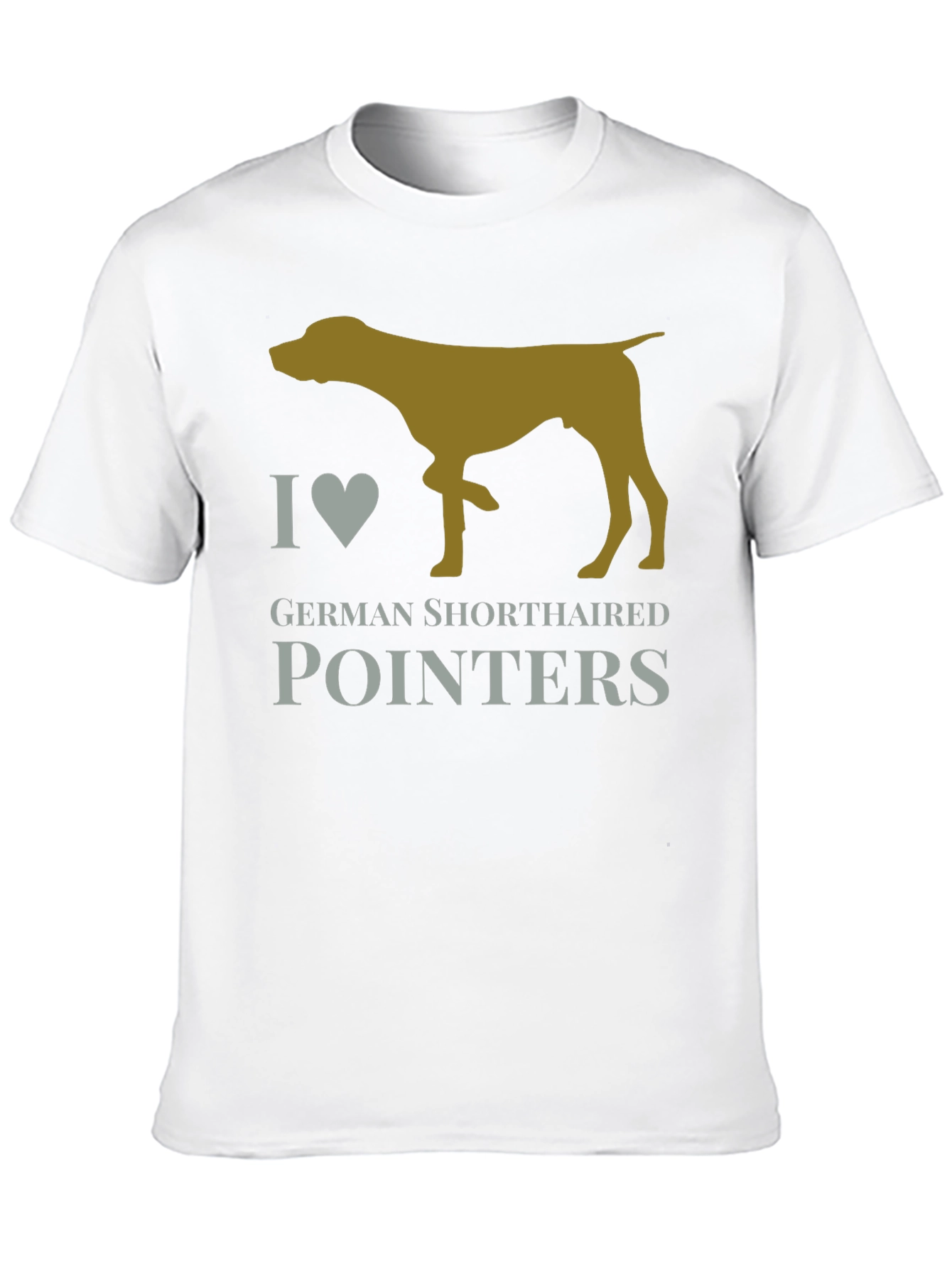 I Heart German Shorthaired Pointers Dog T-Shirt