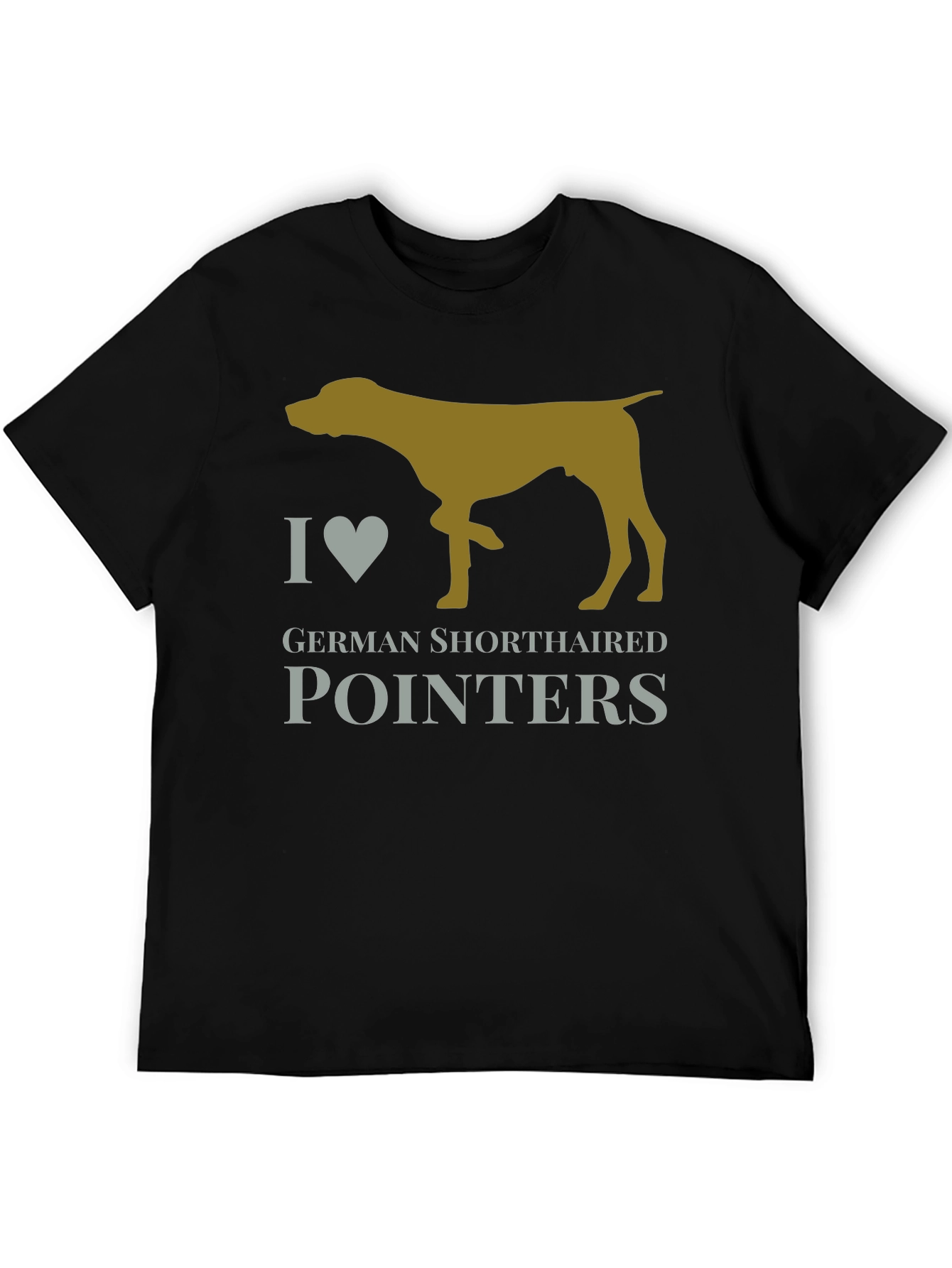 I Heart German Shorthaired Pointers Dog T-Shirt