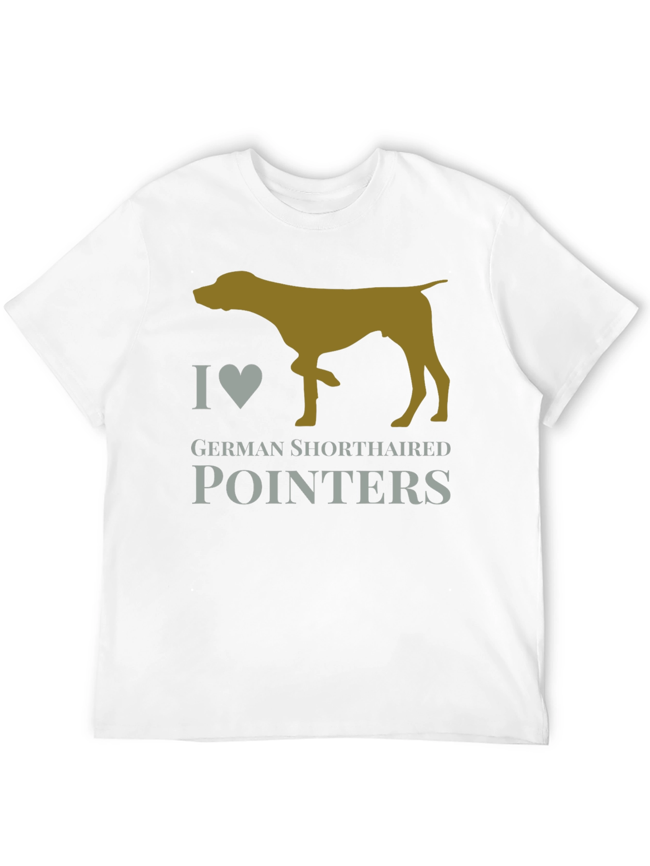 I Heart German Shorthaired Pointers Dog T-Shirt