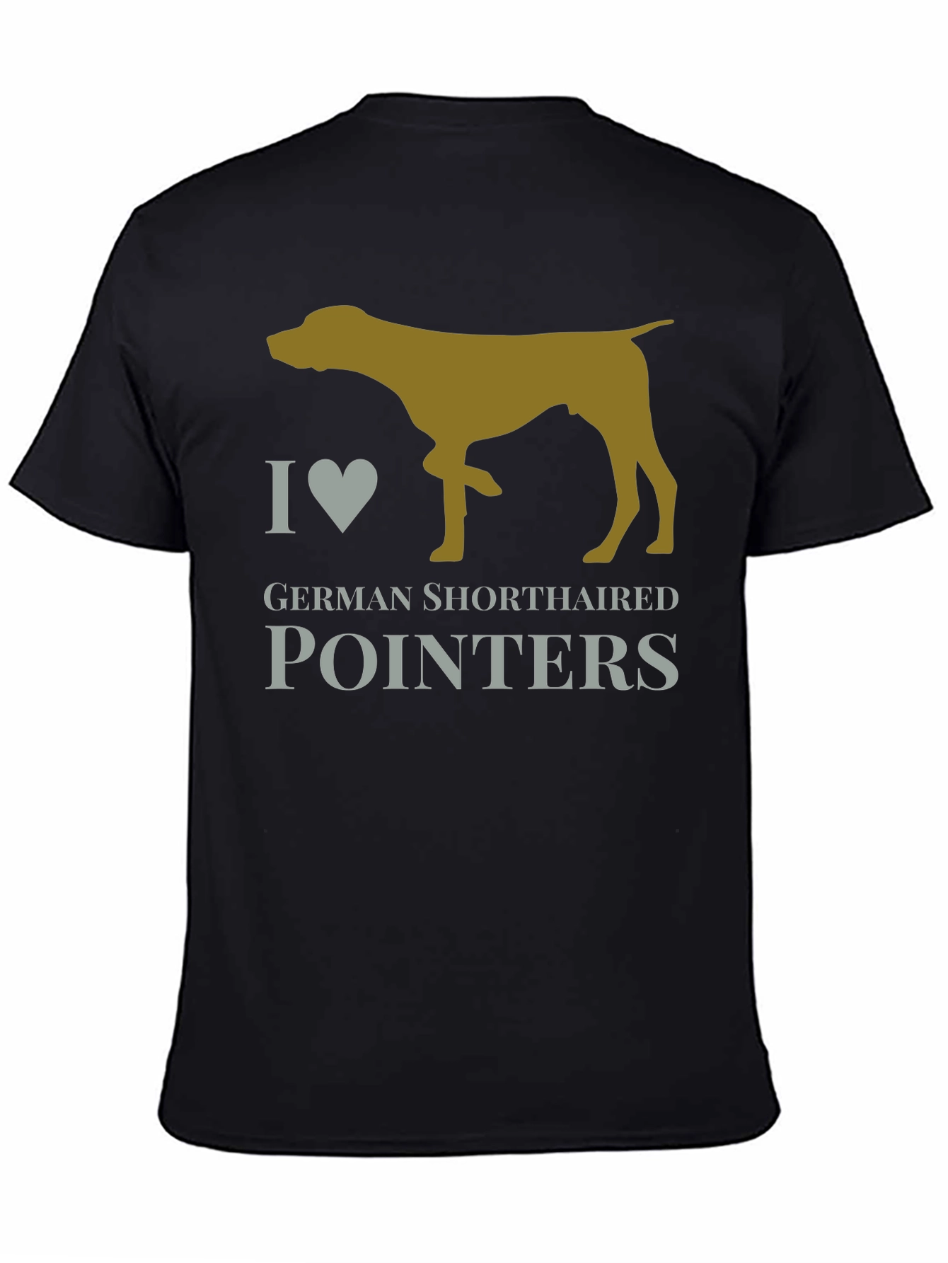 I Heart German Shorthaired Pointers Dog T-Shirt