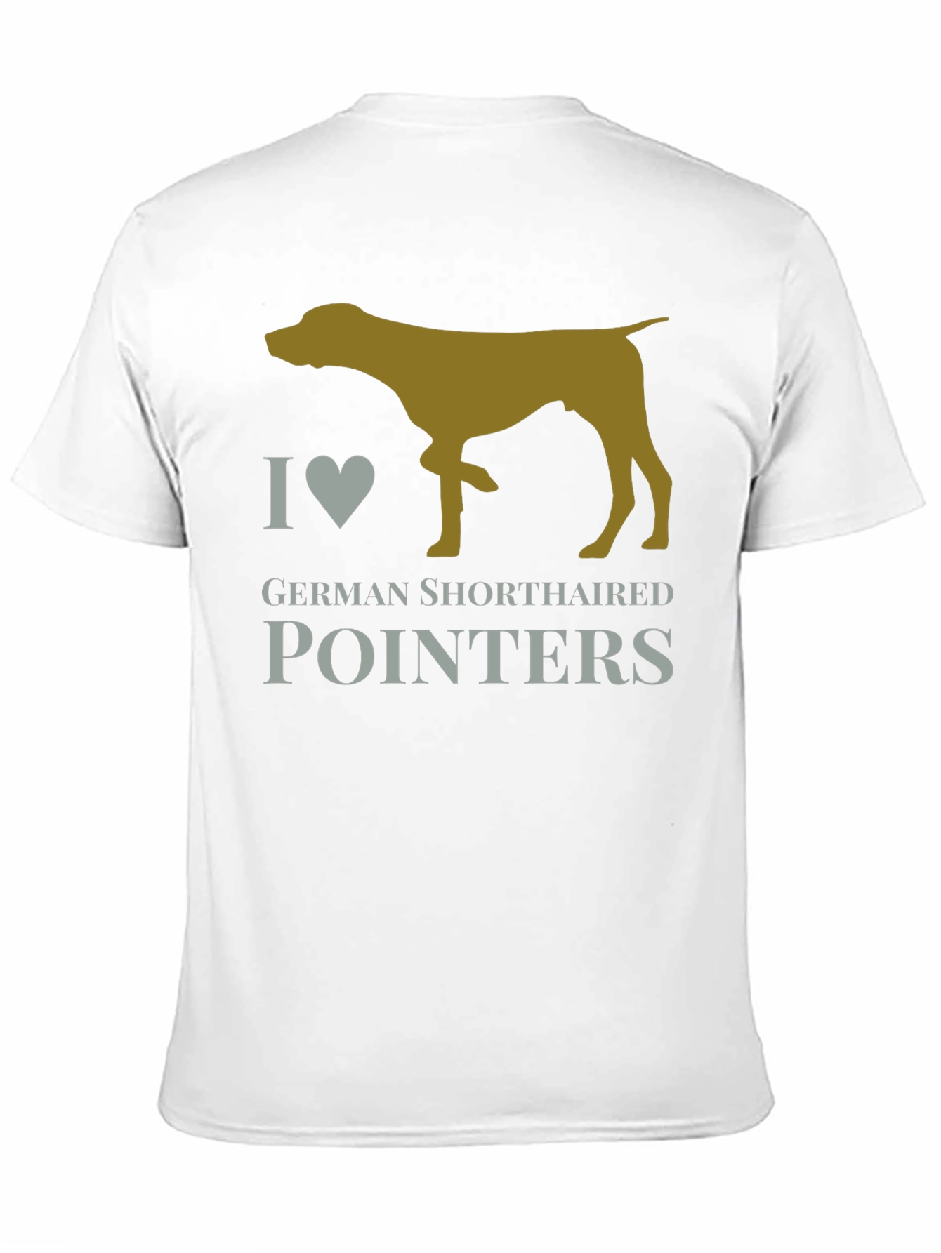 I Heart German Shorthaired Pointers Dog T-Shirt