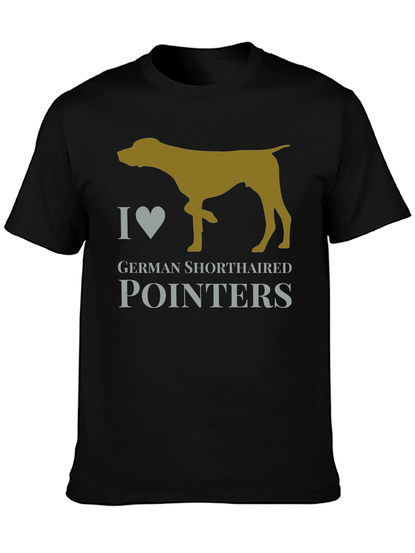 I Heart German Shorthaired Pointers Dog T-Shirt