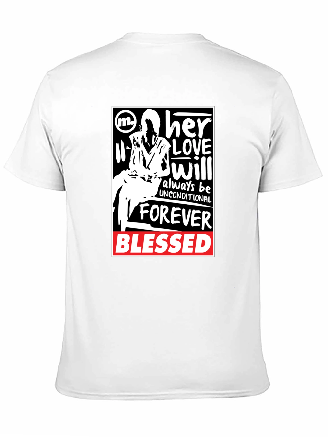 Her Love Unconditional Black Graphic T-Shirt