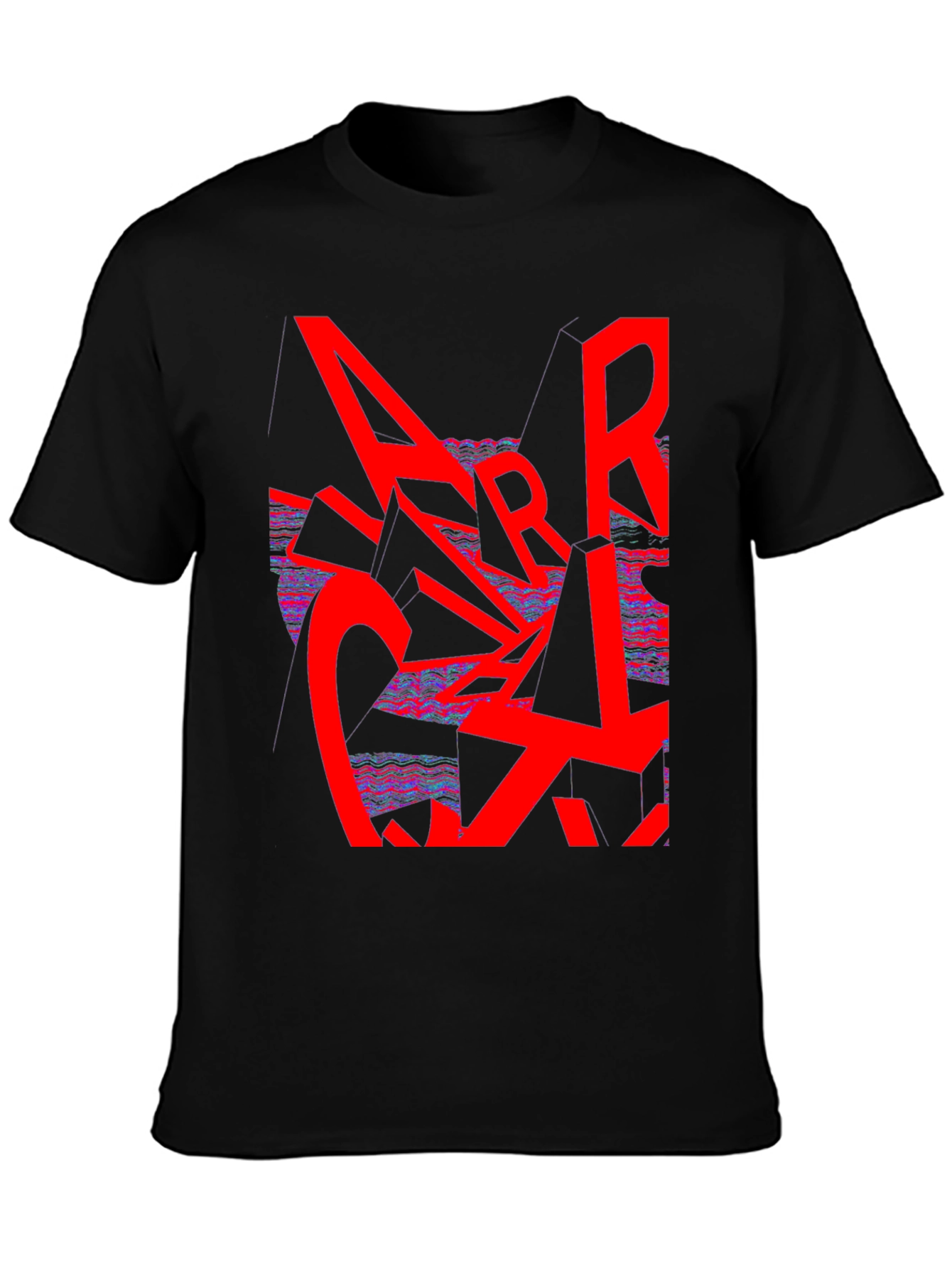 Abstract Graphic Print Tee - Modern Streetwear