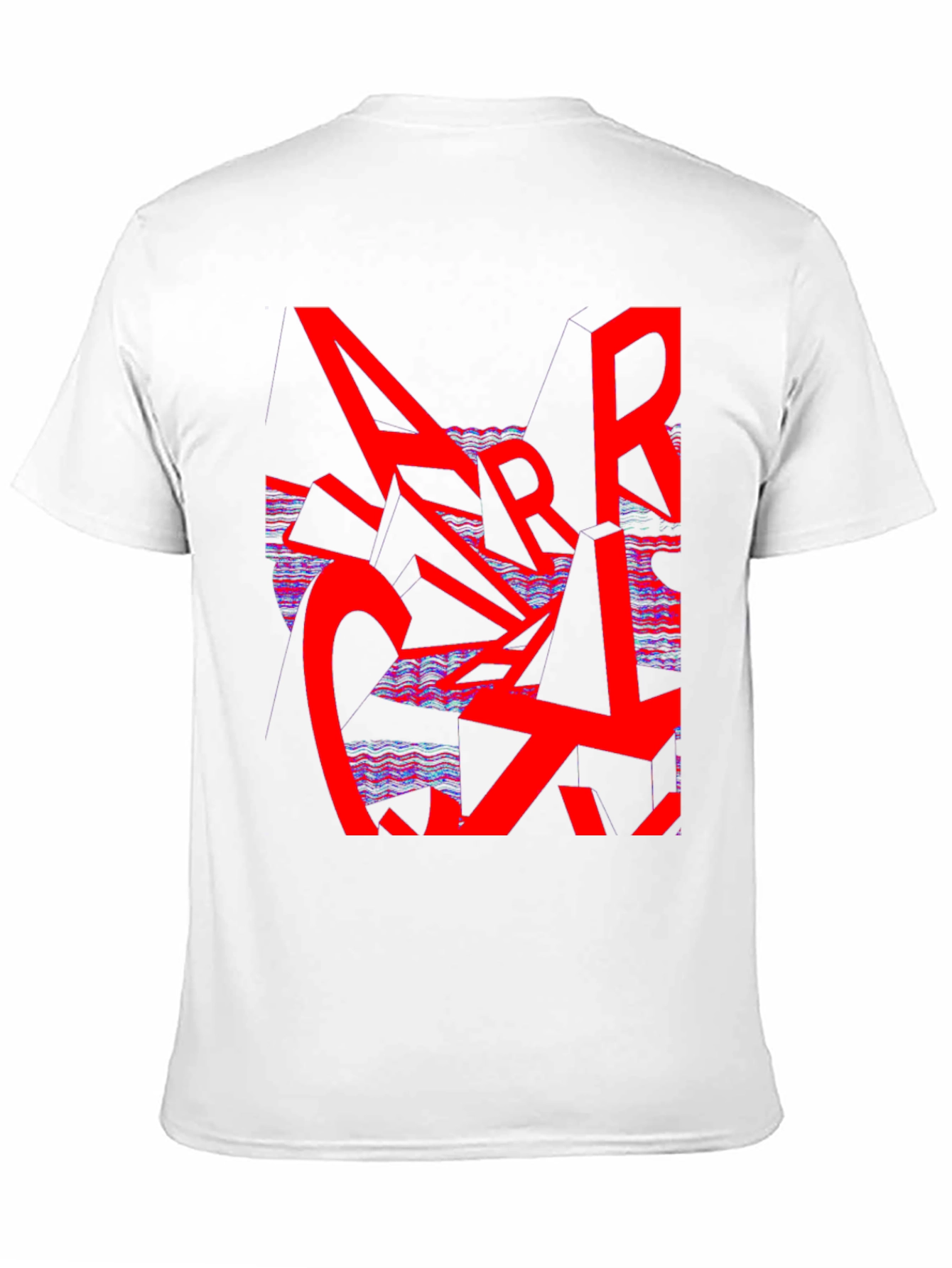 Abstract Graphic Print Tee - Modern Streetwear