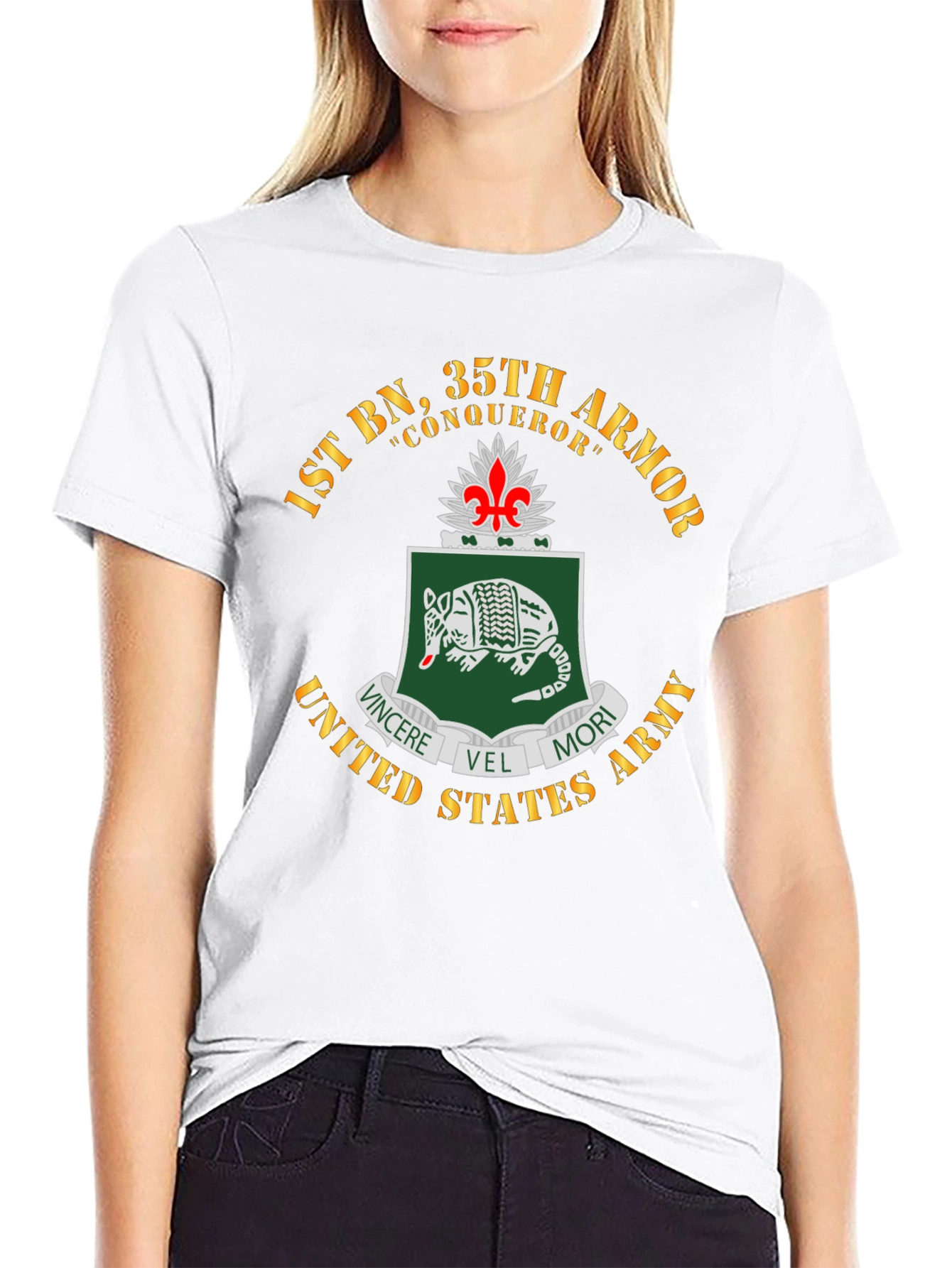 1st BN 35th Armor T-Shirt - Military Pride