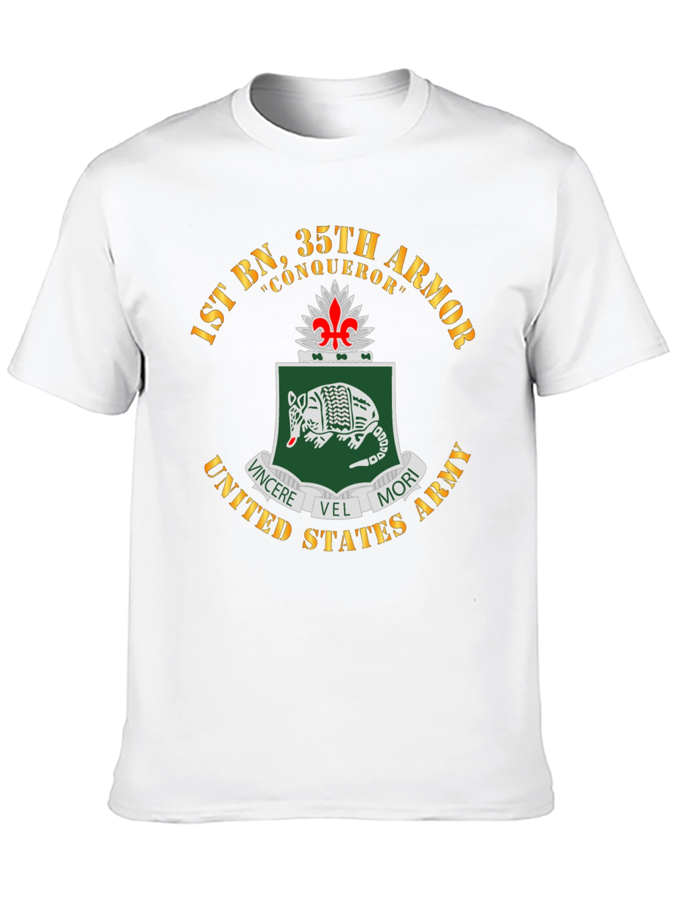 1st BN 35th Armor T-Shirt - Military Pride