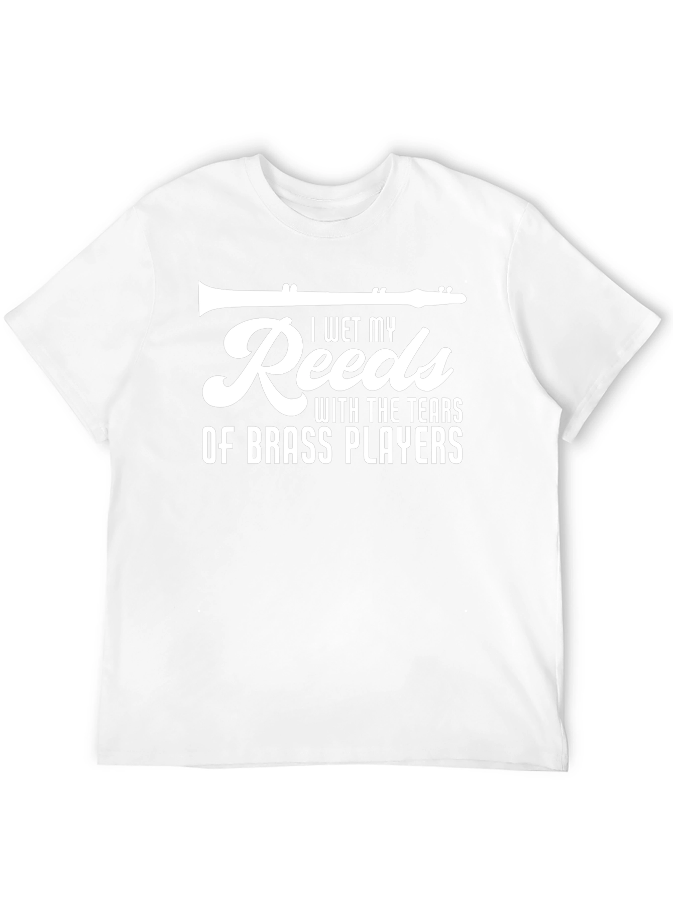 Humorous I Wet My Reeds Clarinet Player T-Shirt