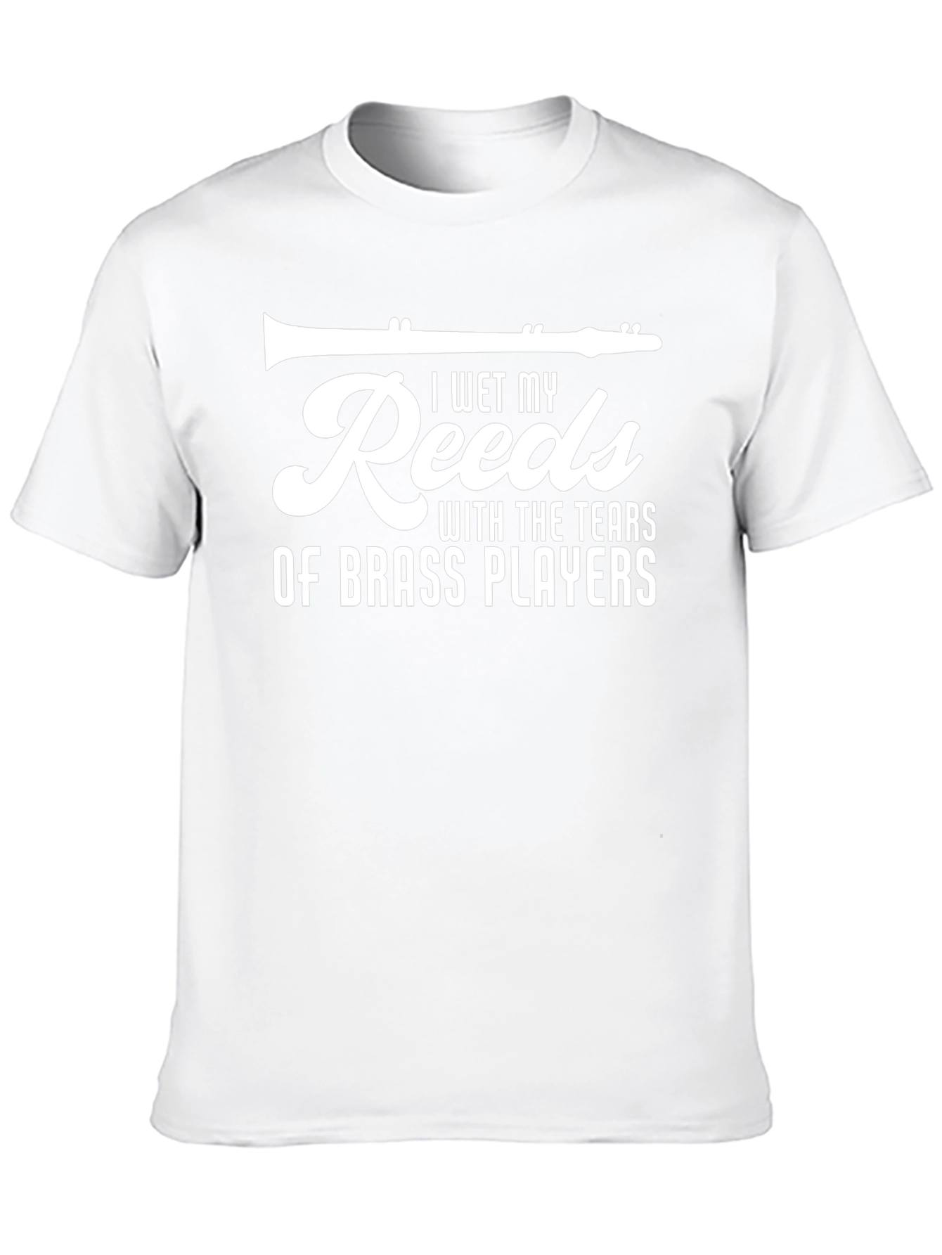 Humorous I Wet My Reeds Clarinet Player T-Shirt
