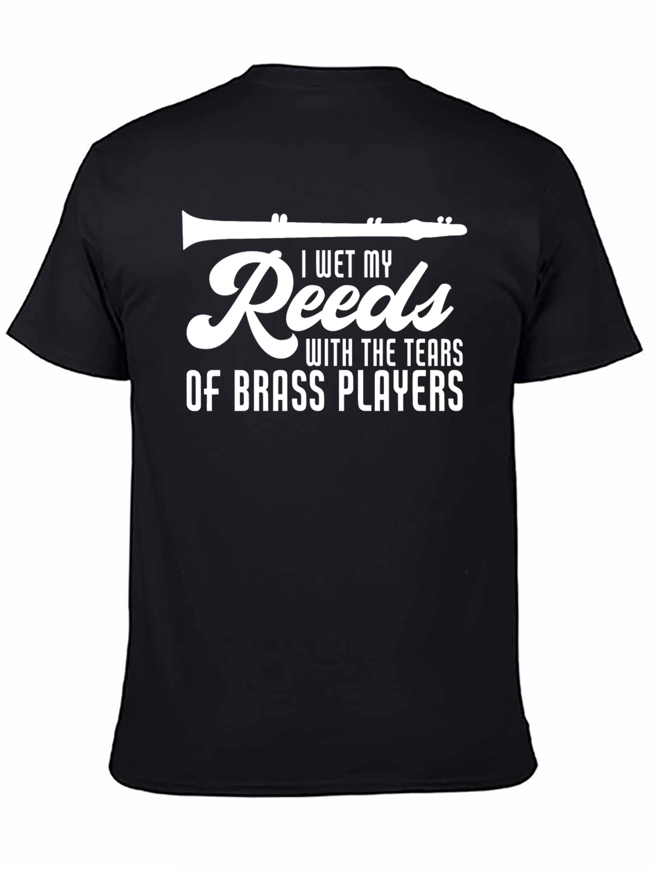 Humorous I Wet My Reeds Clarinet Player T-Shirt
