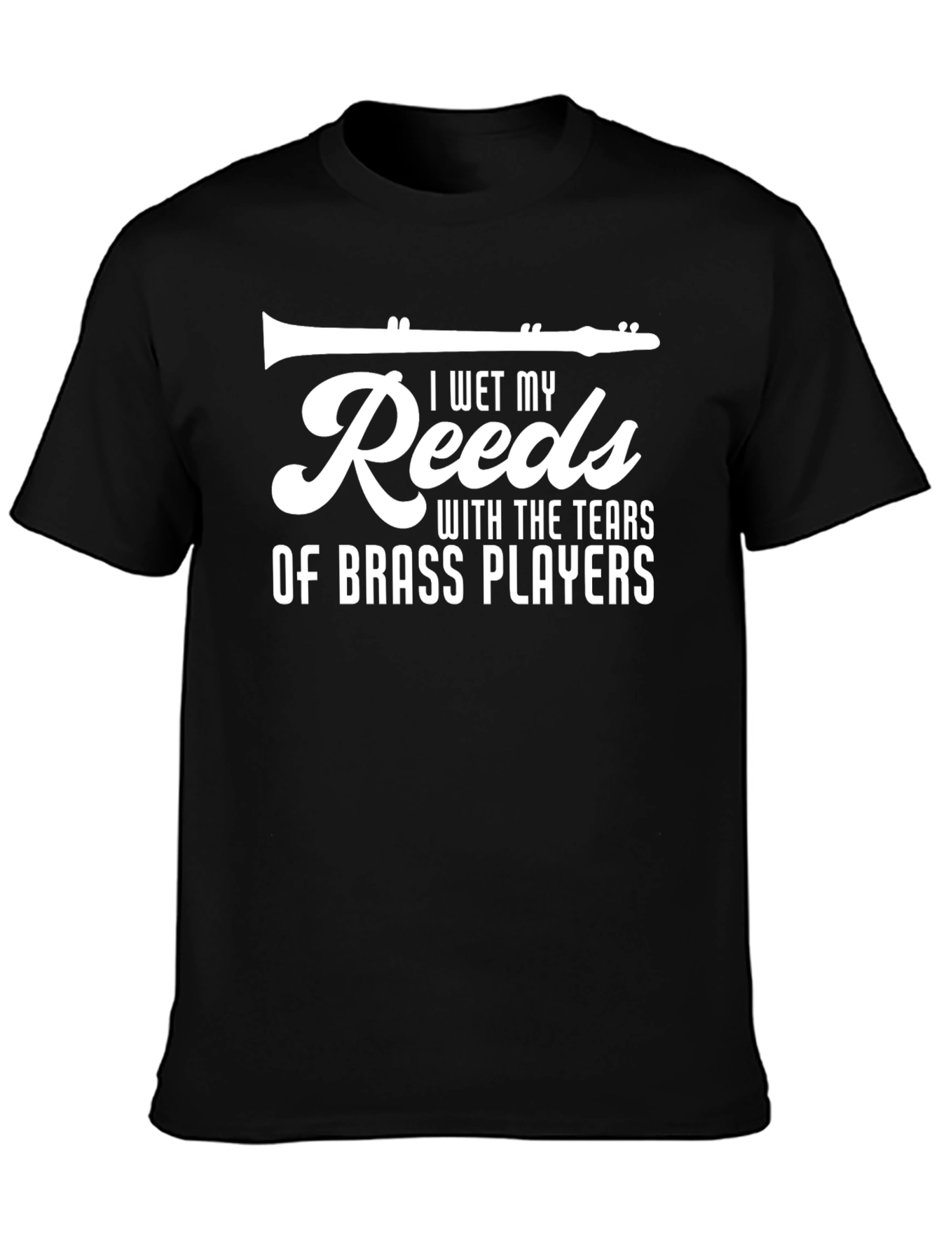 Humorous I Wet My Reeds Clarinet Player T-Shirt