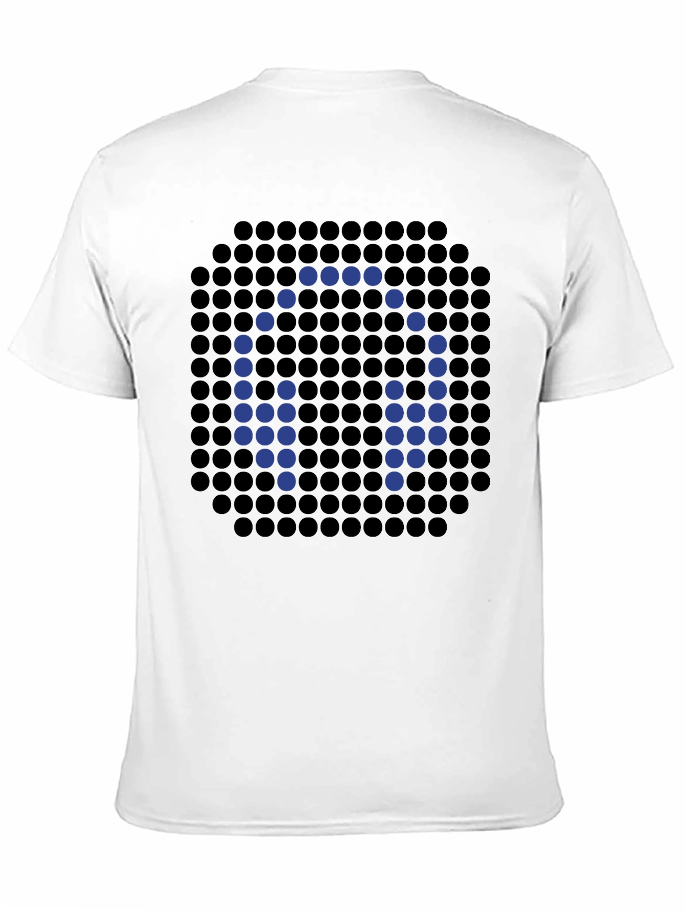 Headphone Pixel Art Black T-Shirt