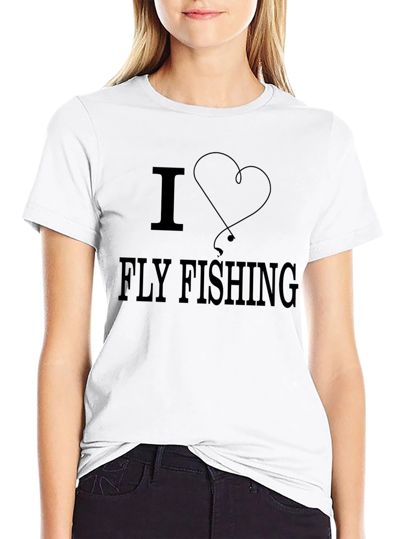 I Heart Fly Fishing Graphic T-Shirt
