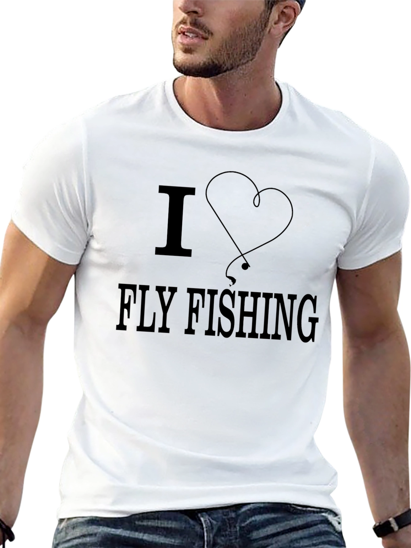 I Heart Fly Fishing Graphic T-Shirt