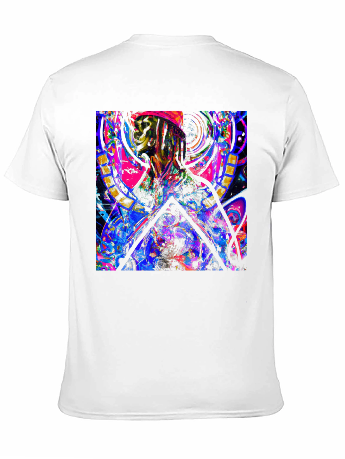 Abstract Art Tee: Vibrant Graphic Print T-Shirt