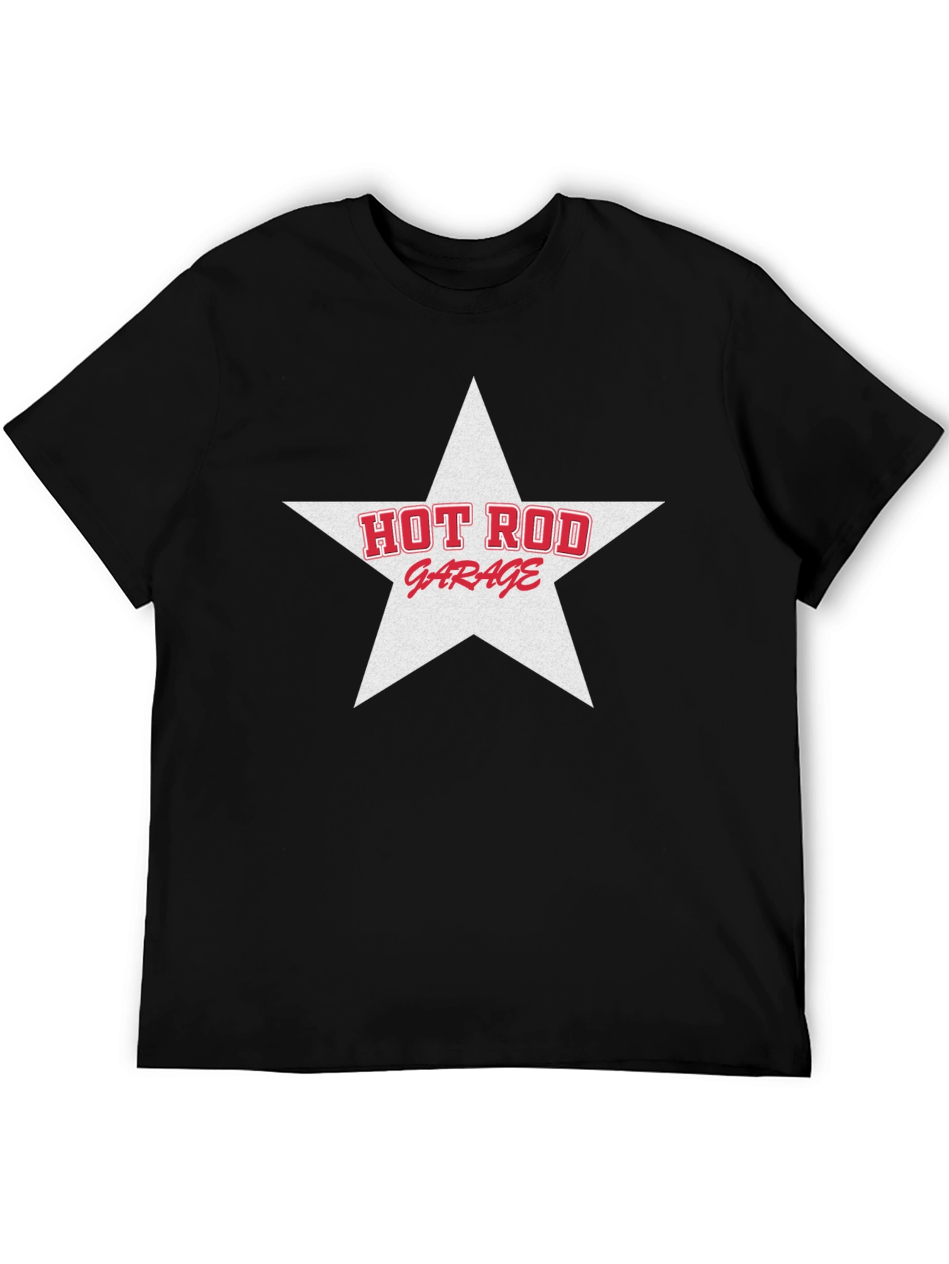 Hot Rod Garage Star T-Shirt - Classic Car Design