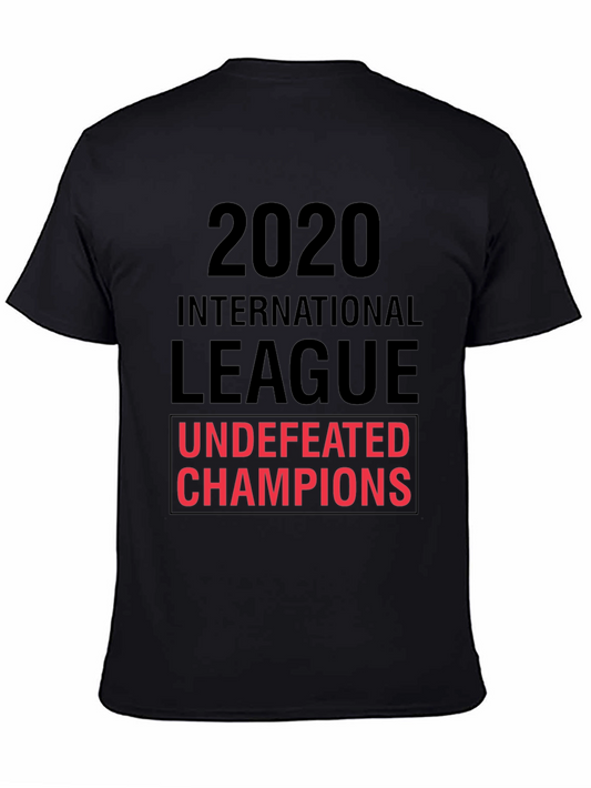 2020 International League Undefeated Champions Black T-Shirt