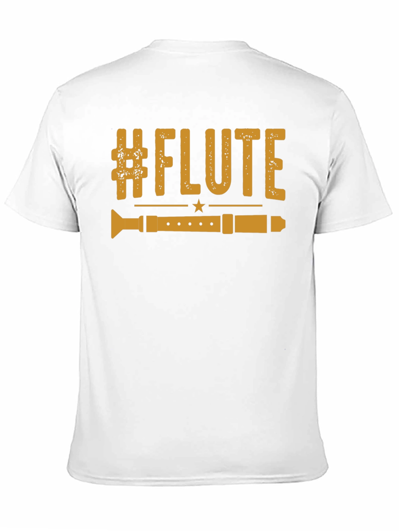 #Flute Music Lover T-Shirt - Black Graphic Tee