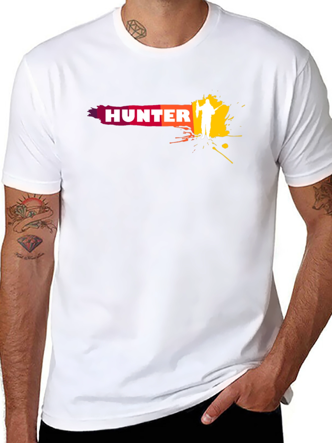 Hunter Graphic T-Shirt - Cool Hunting Design