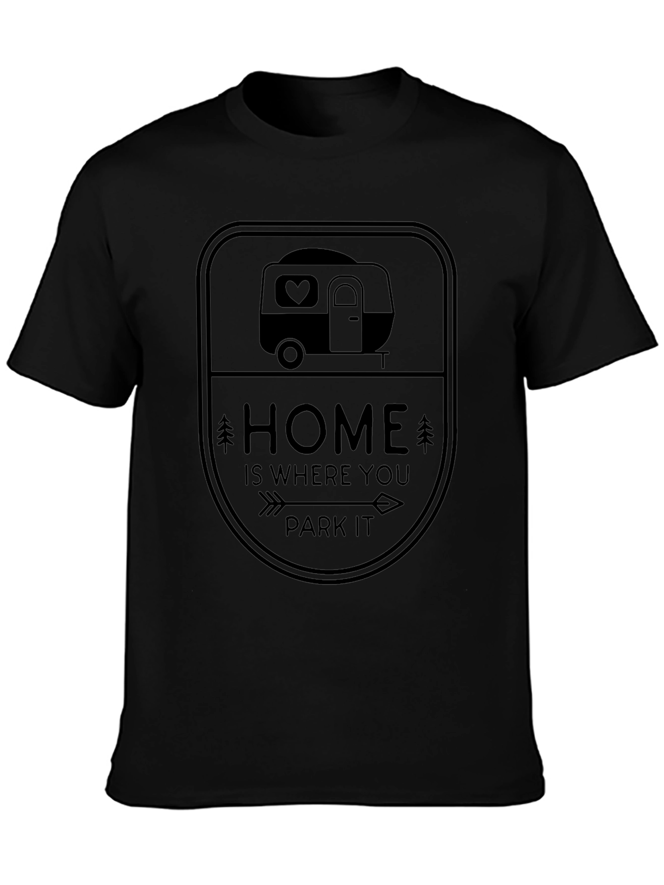 Home Is Where You Park It Camper Tee