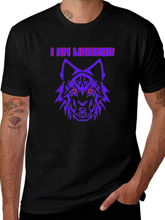 I AM WARRIOR Wolf Graphic Tee