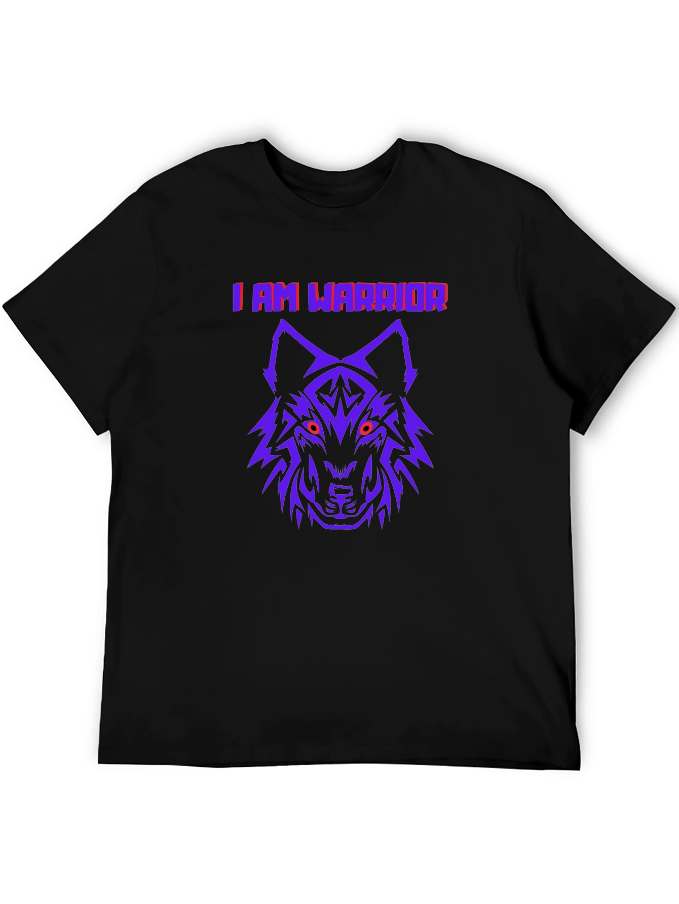 I AM WARRIOR Wolf Graphic Tee