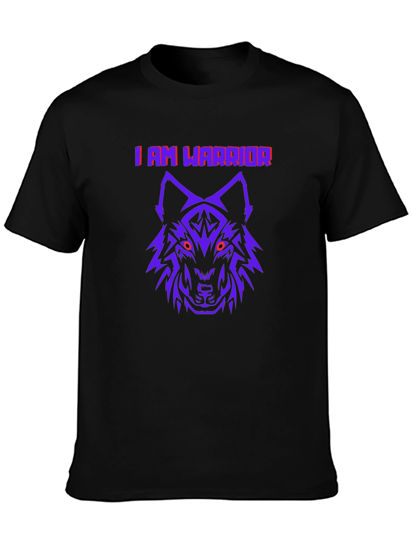 I AM WARRIOR Wolf Graphic Tee