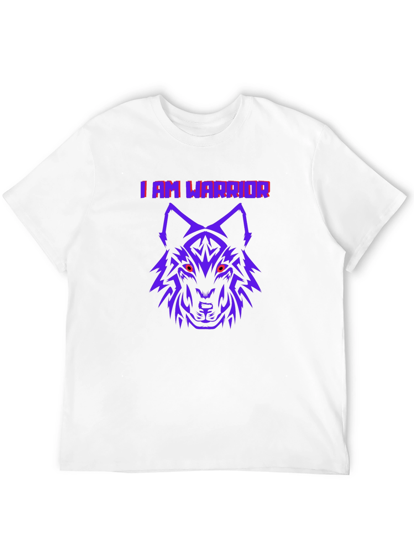 I AM WARRIOR Wolf Graphic Tee