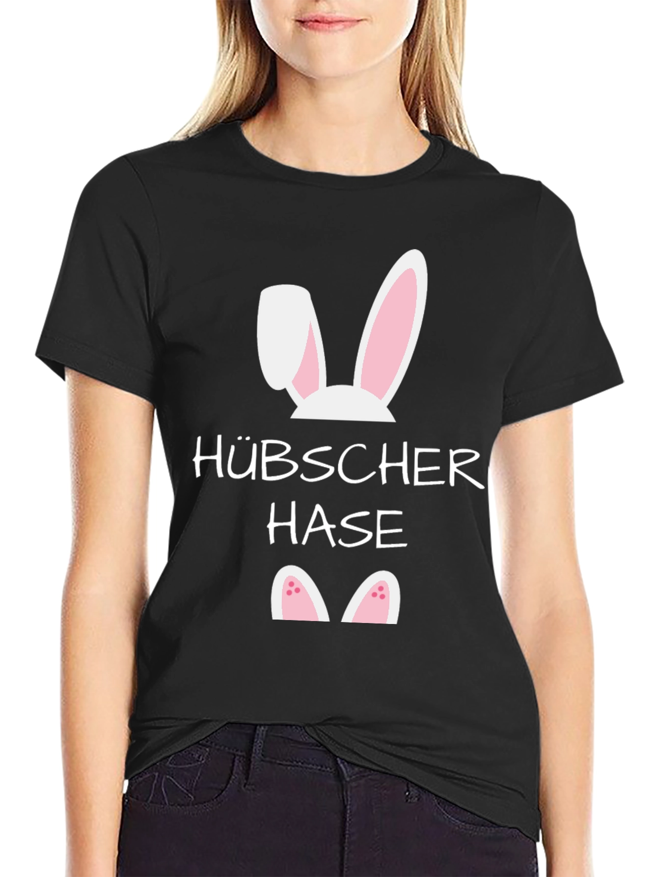Hübscher Hase Easter Bunny T-Shirt