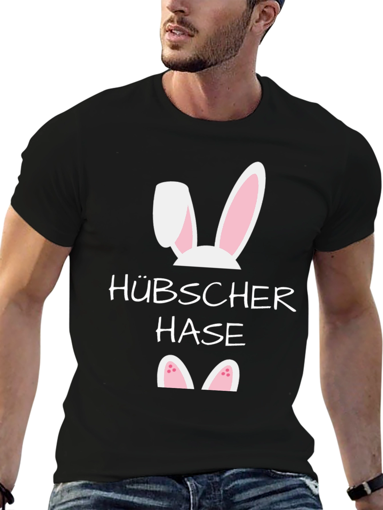 Hübscher Hase Easter Bunny T-Shirt