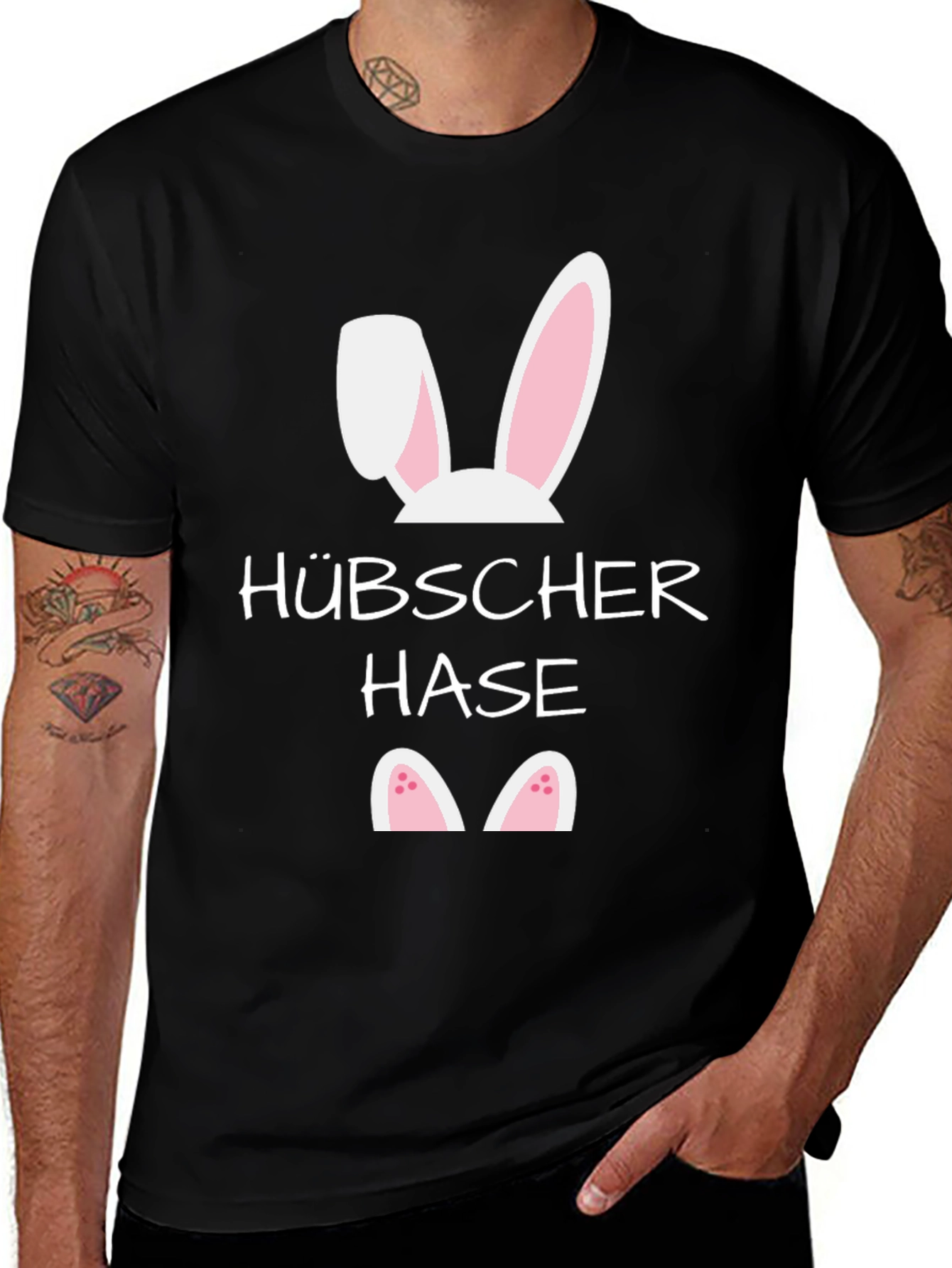 Hübscher Hase Easter Bunny T-Shirt