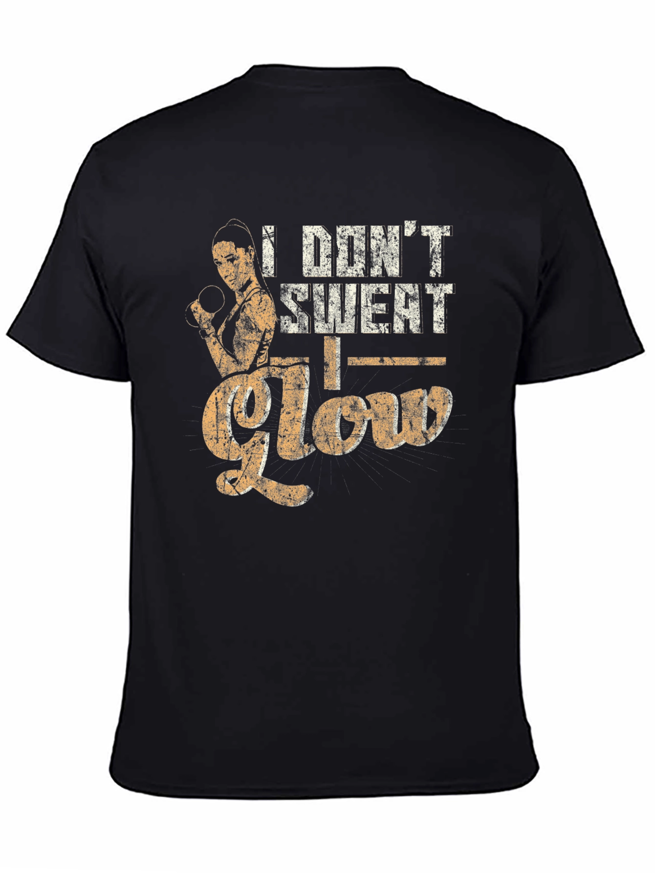 I Dont Sweat I Glow Graphic Tee