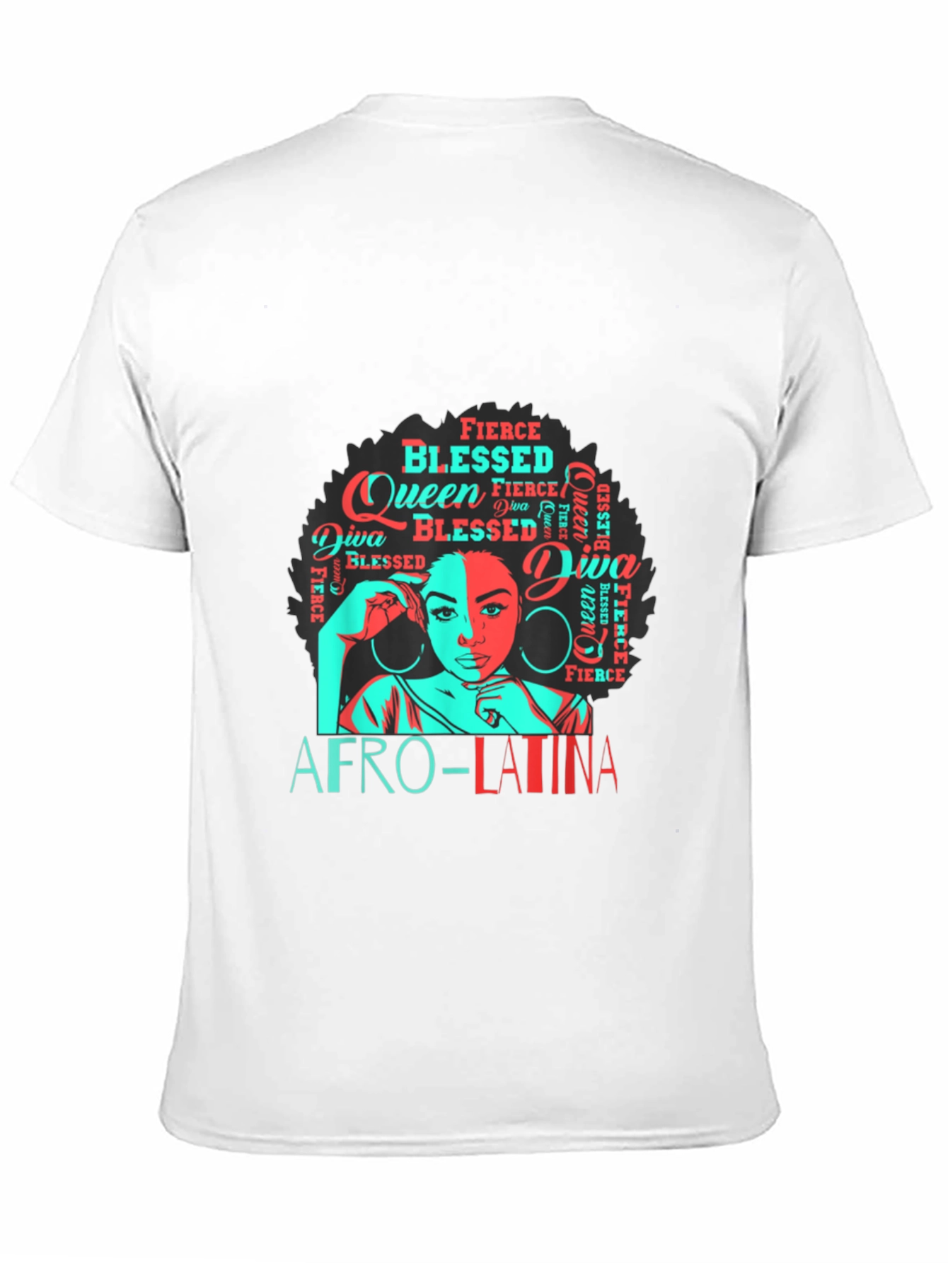 Afro-Latina Queen Graphic T-Shirt