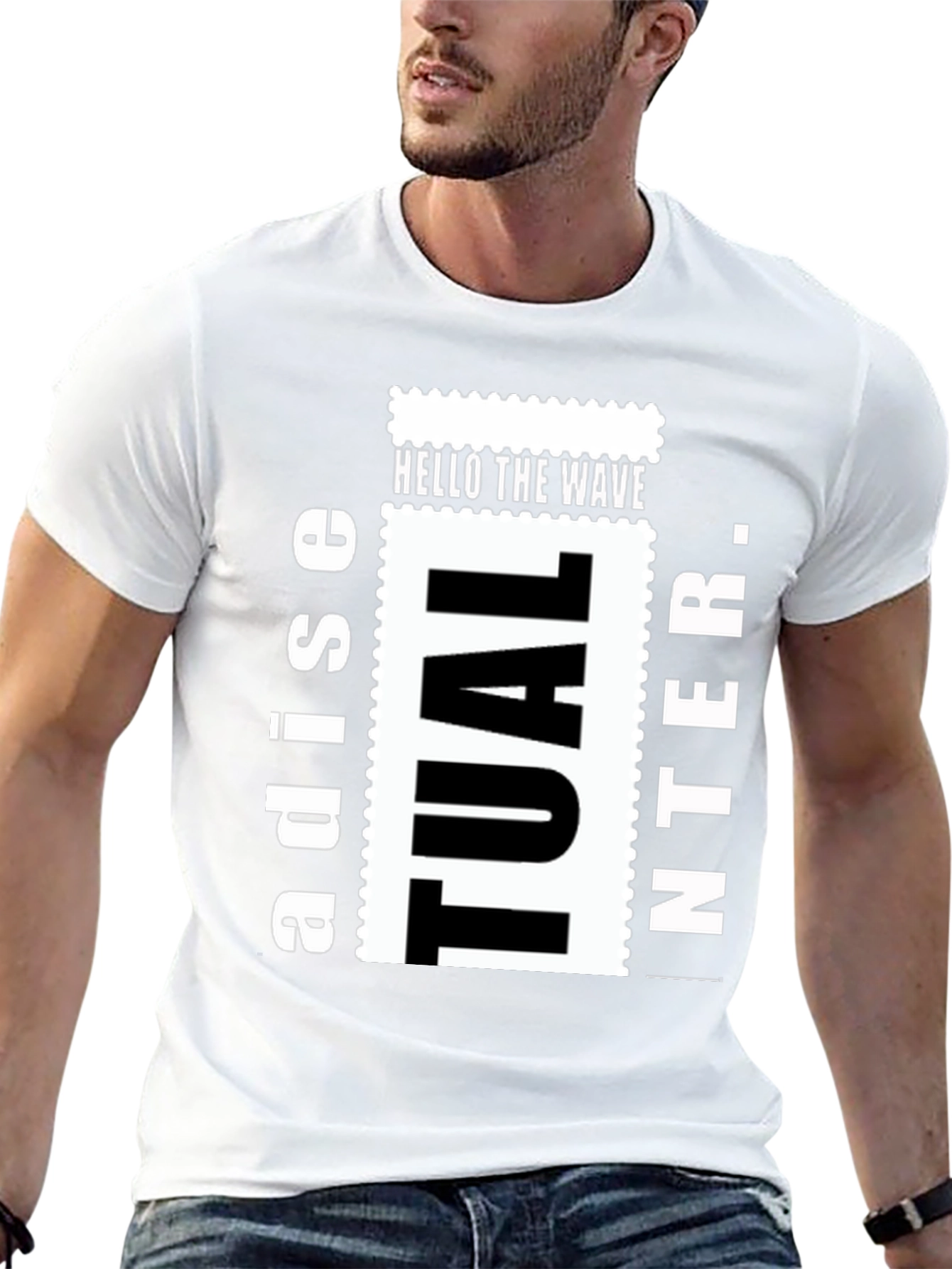Hello The Wave Graphic Tee