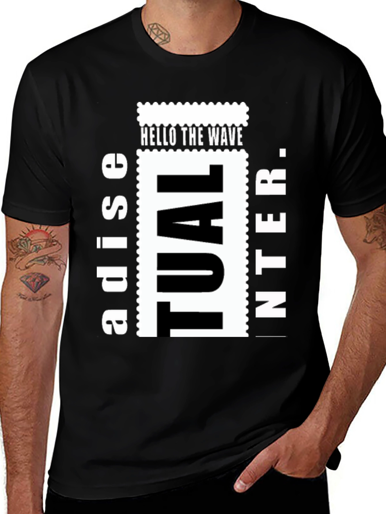 Hello The Wave Graphic Tee