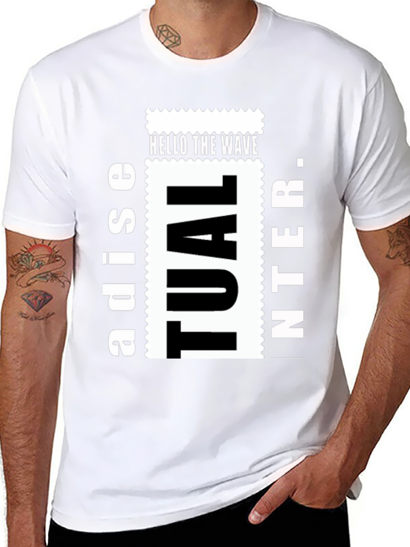 Hello The Wave Graphic Tee