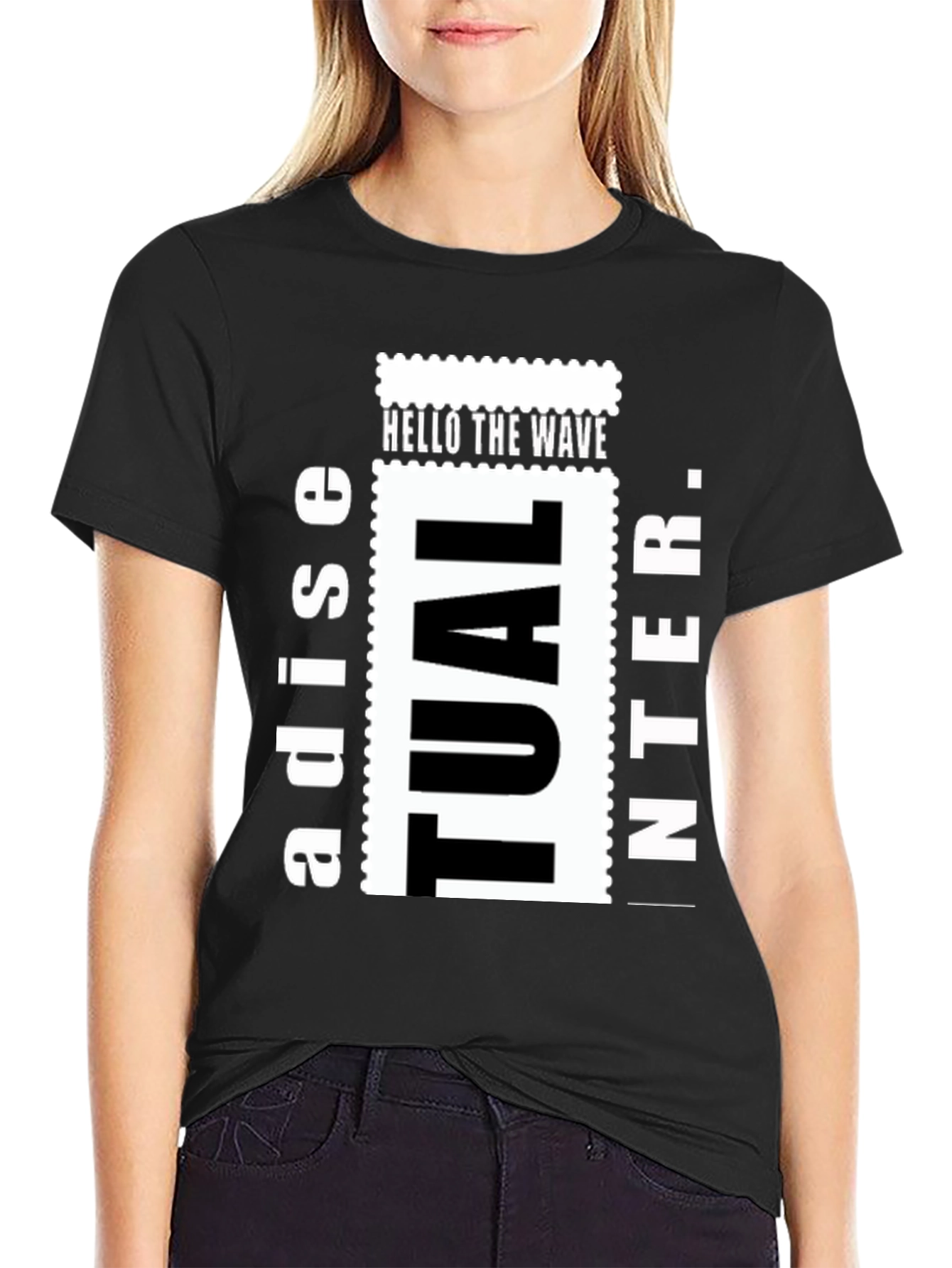 Hello The Wave Graphic Tee