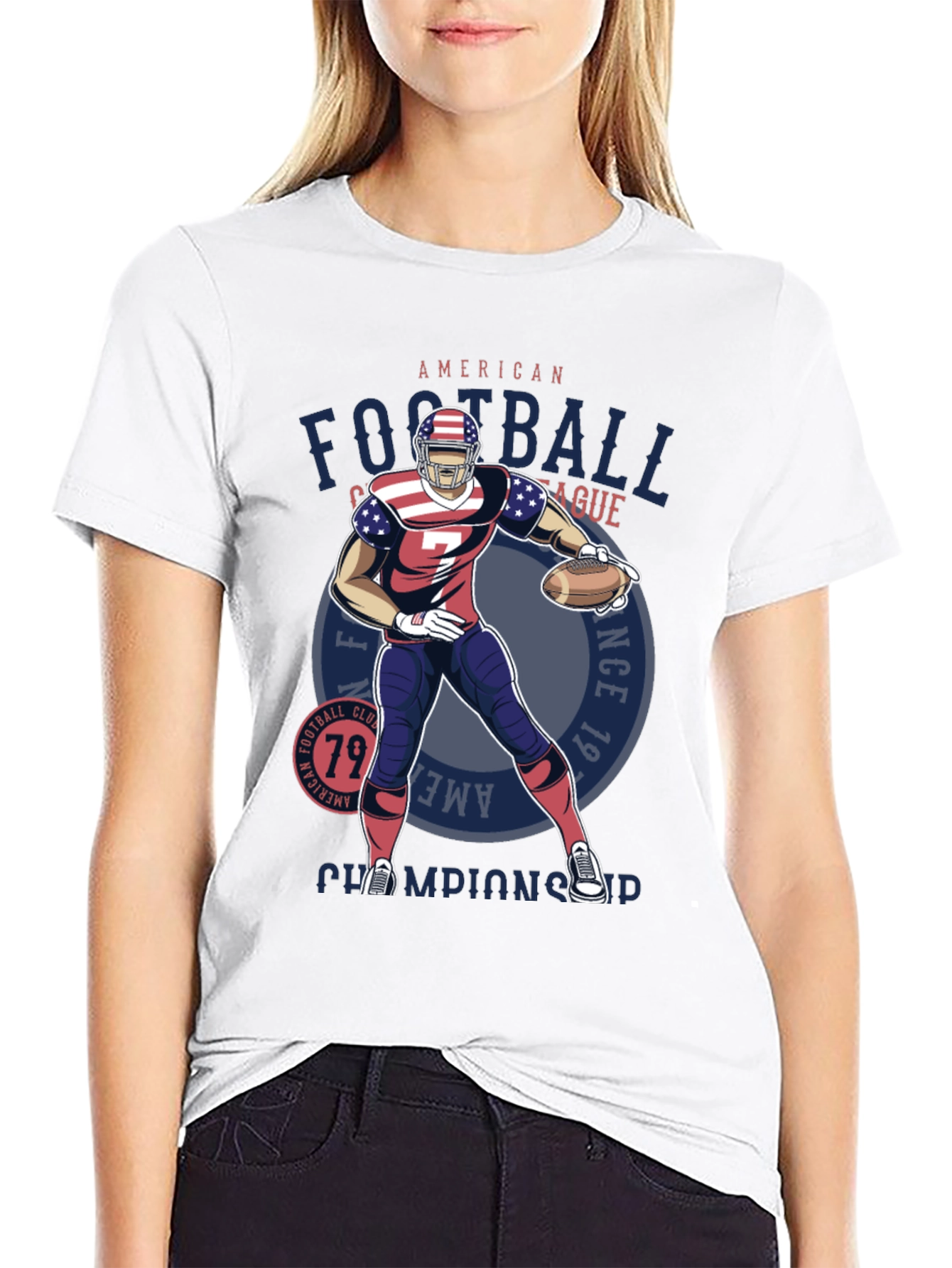 American Football Graphic Tee