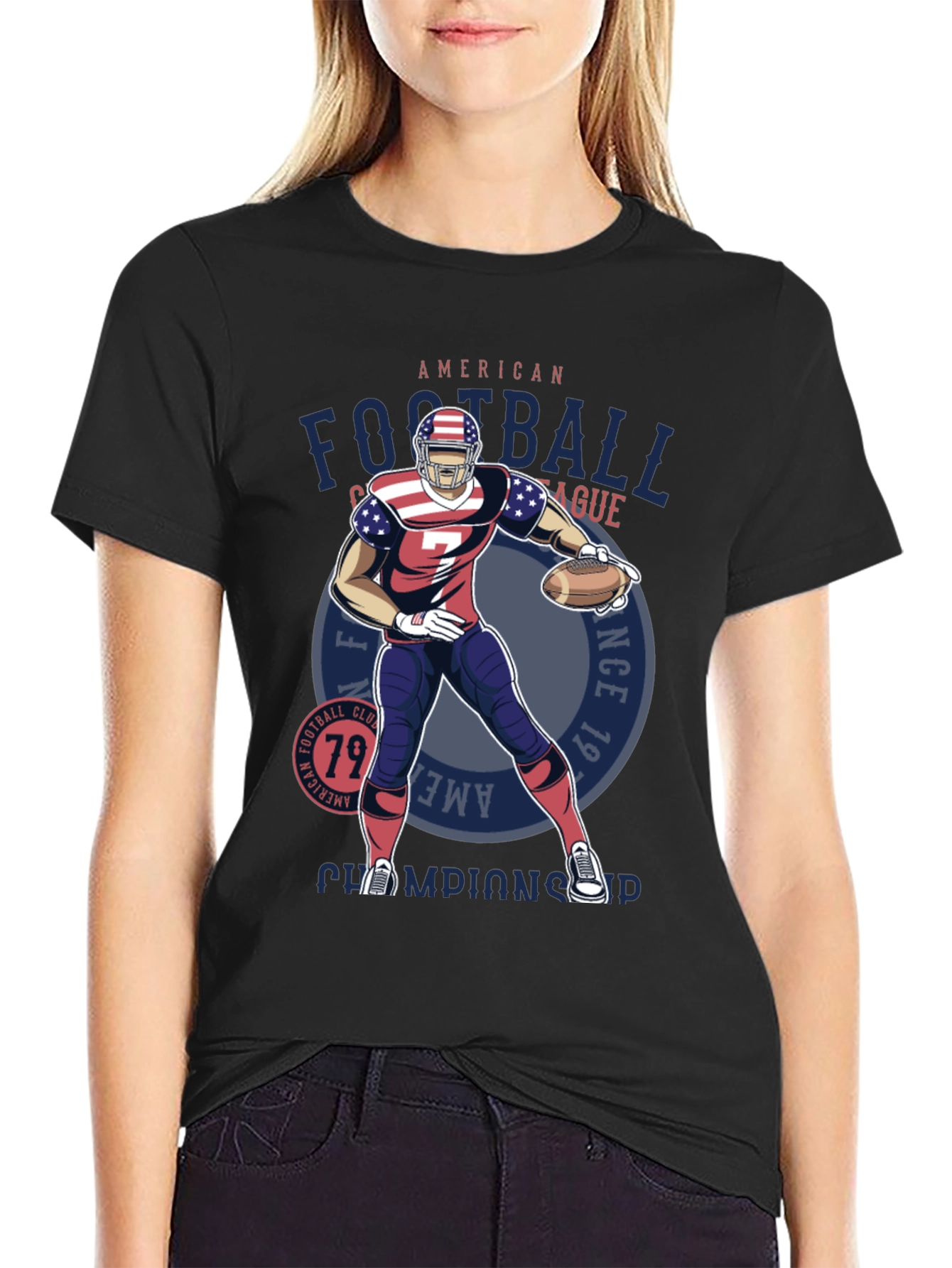 American Football Graphic Tee