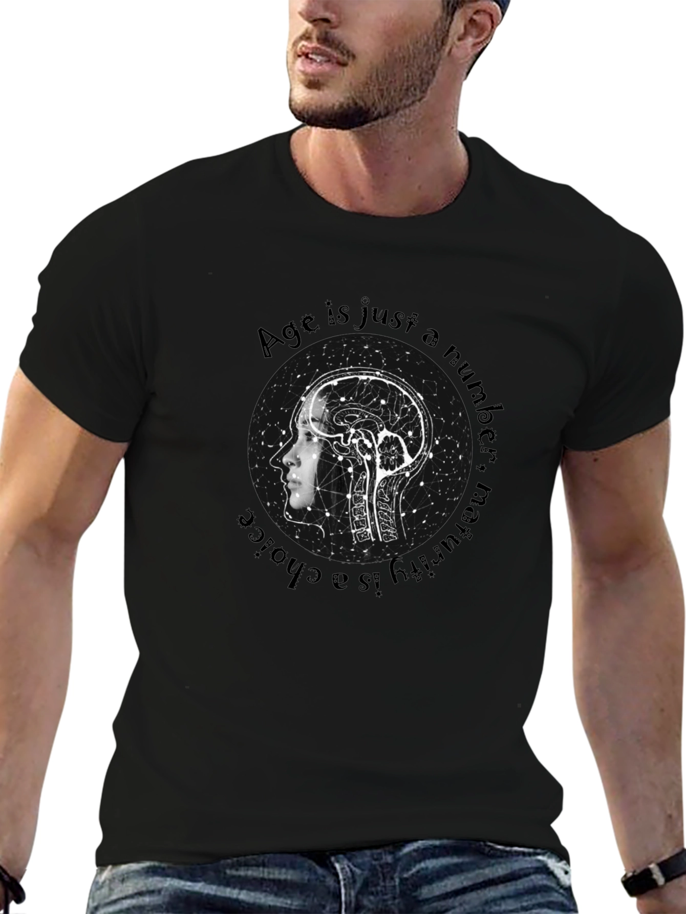 Age is a Number Tee - Brain Design